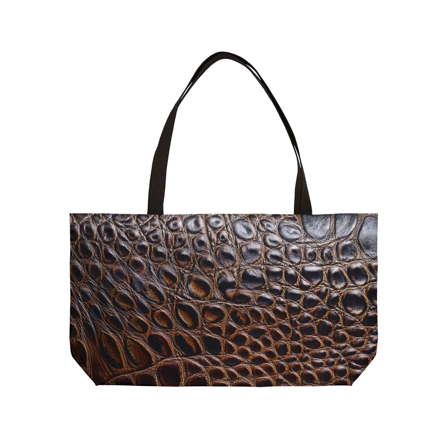 Leather Print Big Bag High-Quality 100% Spun Poly 24x13 Canvas Art Bag L-21