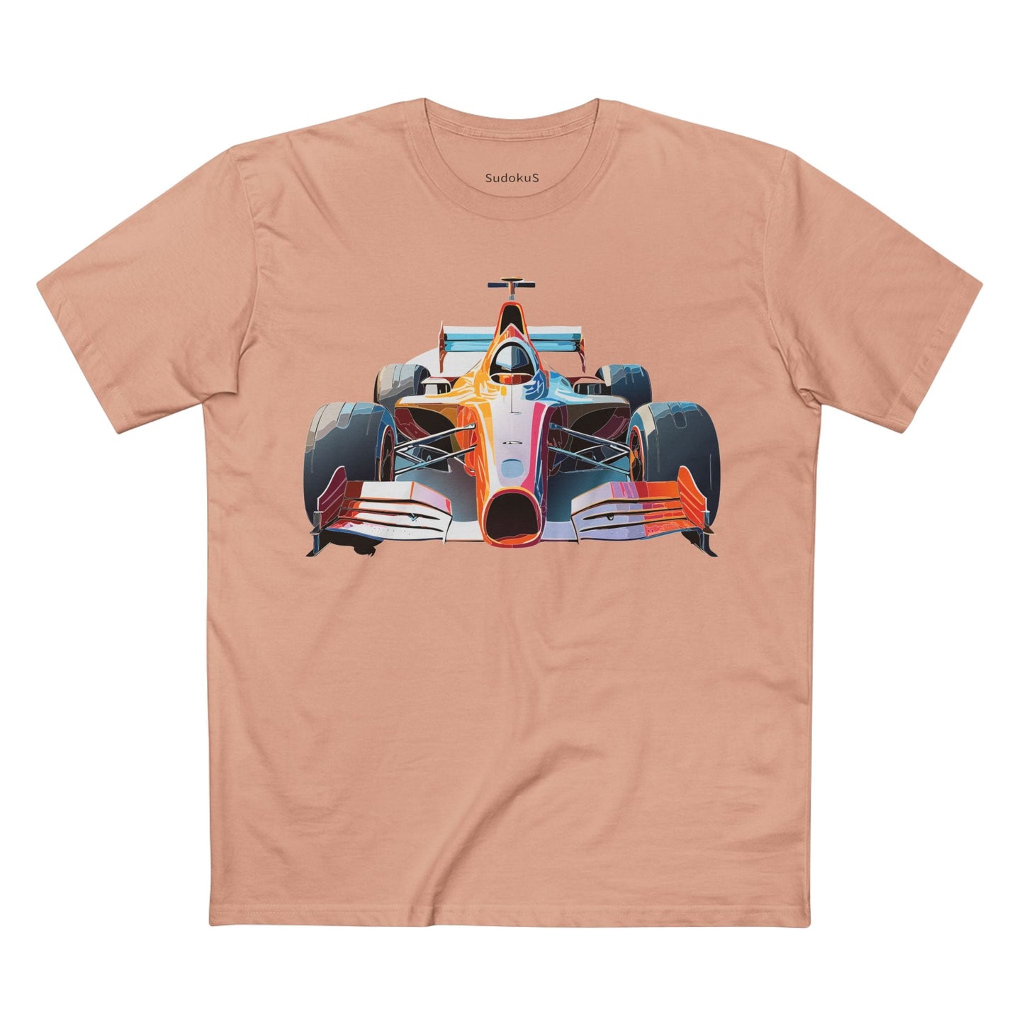 Car Graphic Unisex 100 Cotton Staple Tee 8