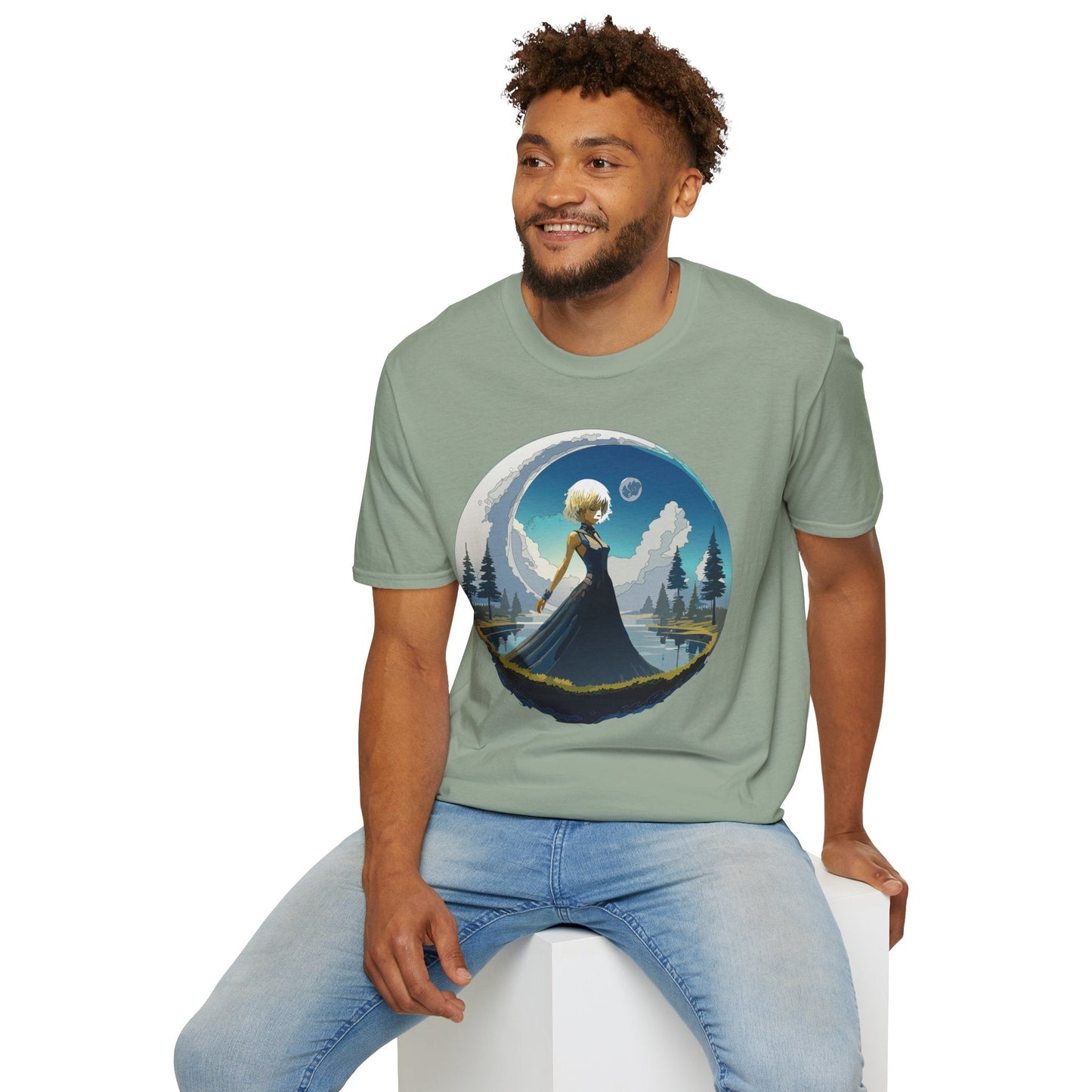 Womens Graphic T Shirt Art Design Tee Gildan Softstyle 64000 Unisex Short Sleeve