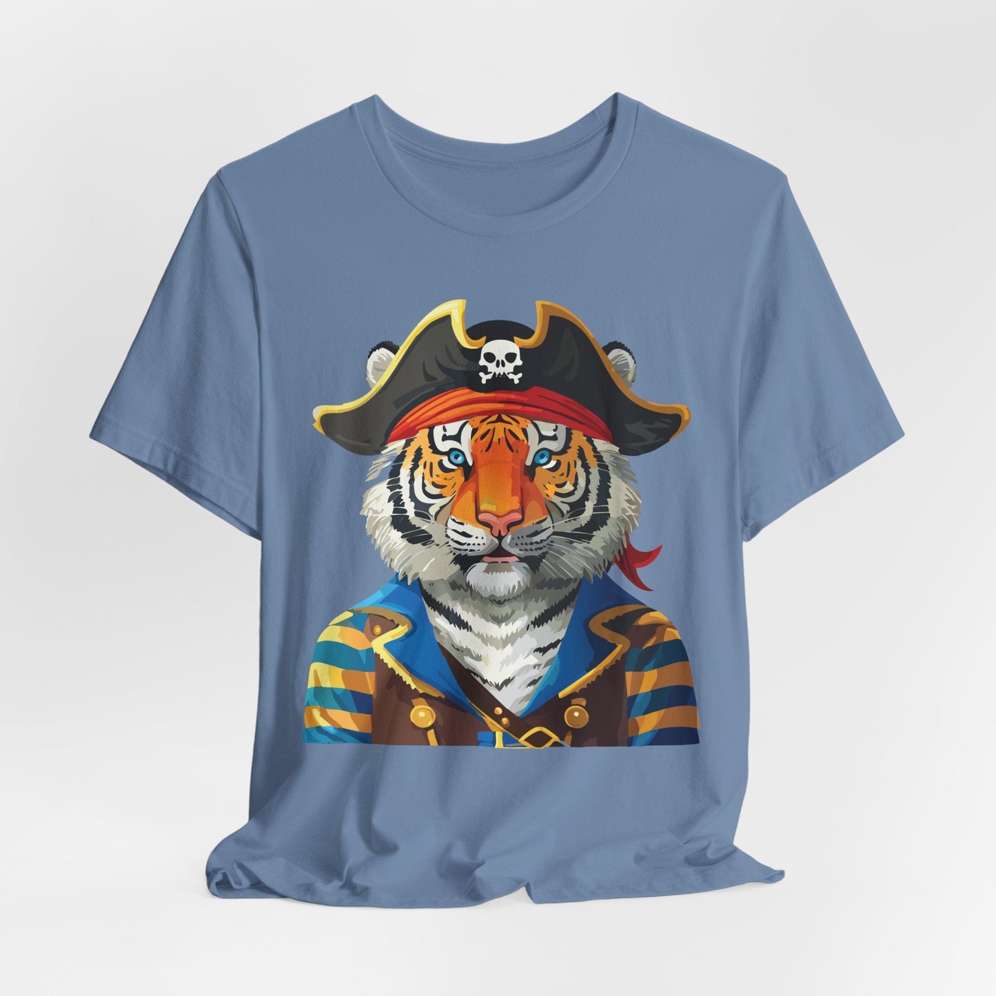 Unisex Animal Tee Shirt Art Design With Wild Animals Gildan Softstyle Cotton T Shirt