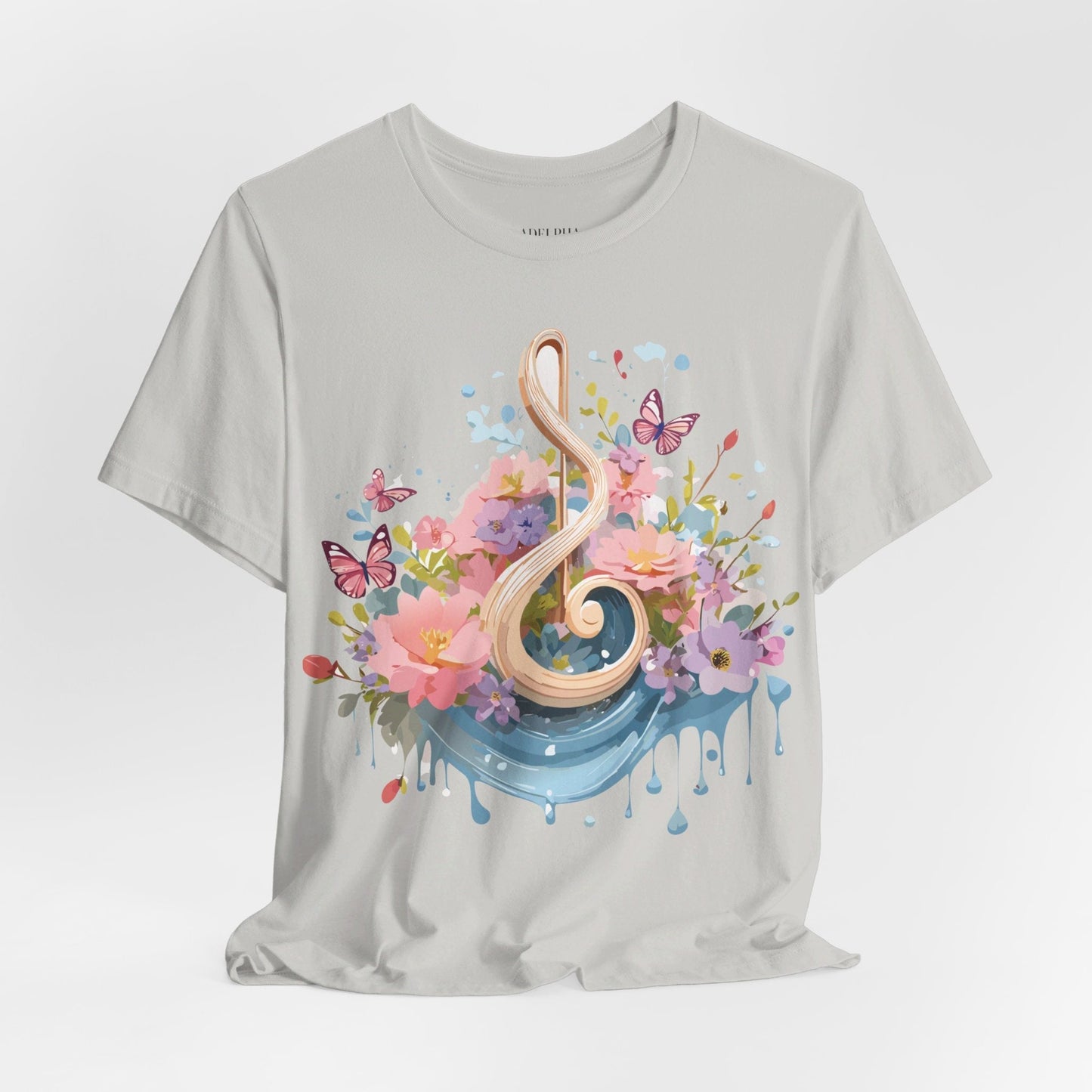 Music Graphic T Shirt Unisex Short Sleeve Adelpha Vintage Inspired Artwork Tee Premium Edition