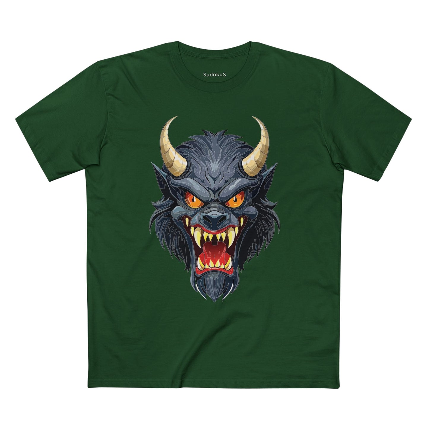 Cartoon Monsters Graphic Unisex 100 Cotton Staple Tee 6