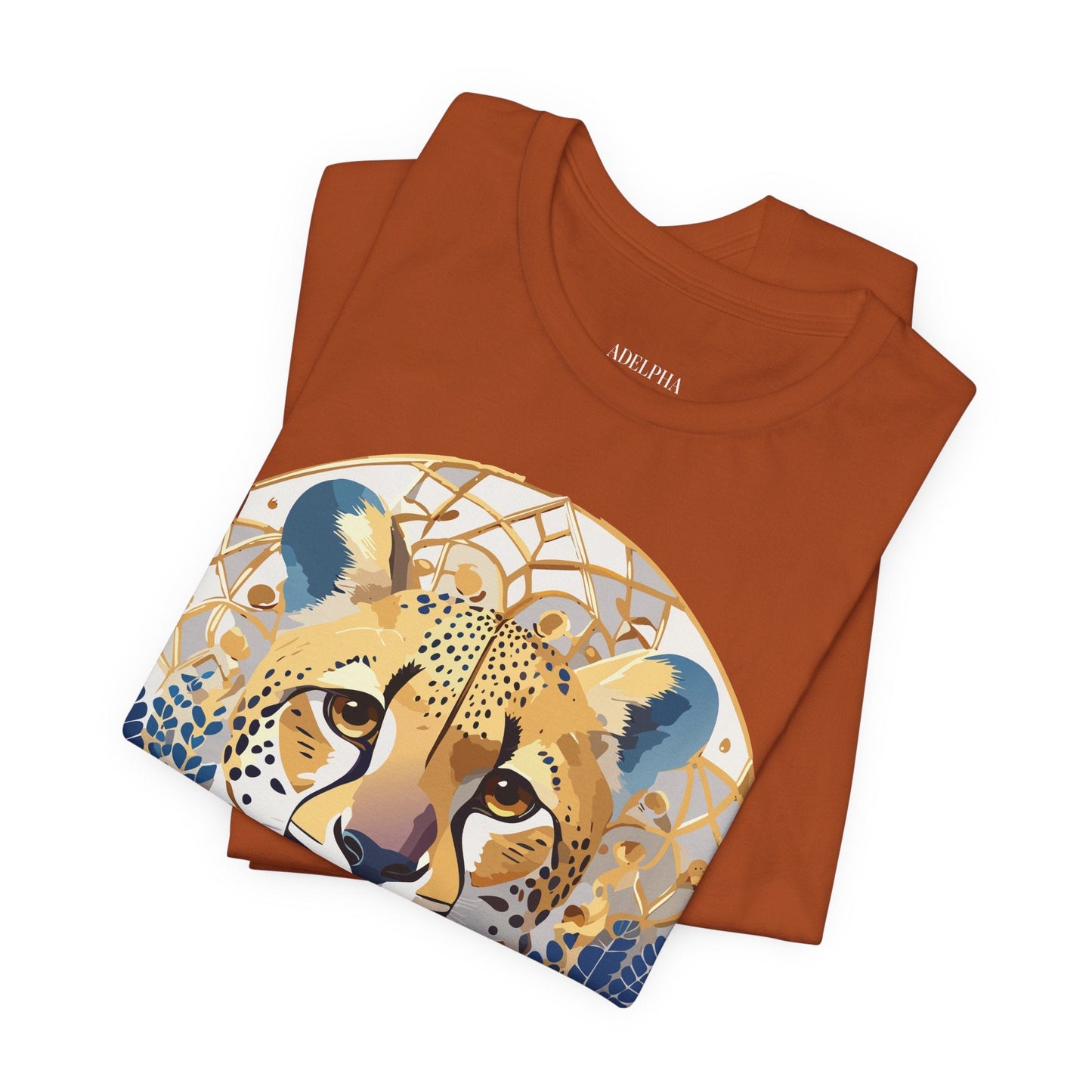 Medallion Shirt Unisex Graphic Tee With Vintage Inspired Adelpha Artwork Short Sleeve Jersey