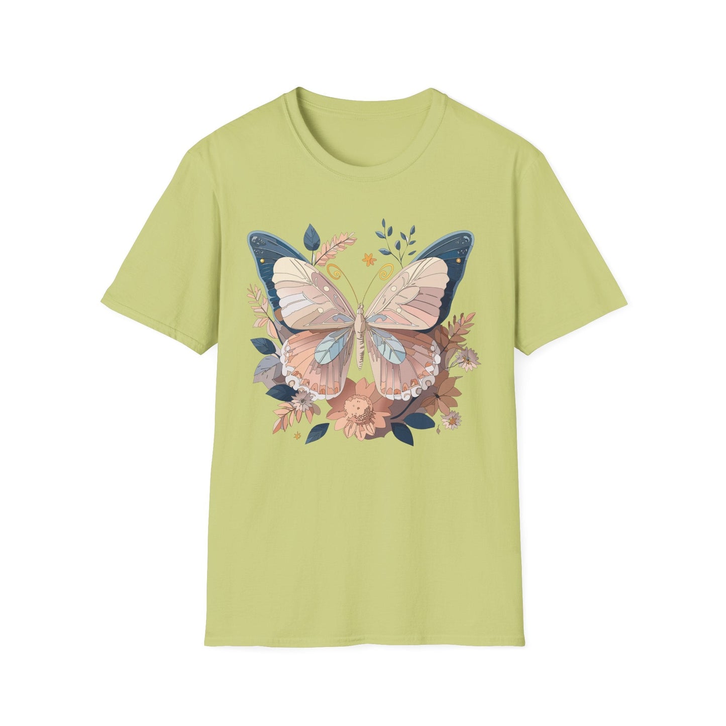 Monarch Butterfly Shirt Unisex Softstyle T Shirt 100 Percent Ring Spun Cotton Gildan 64000