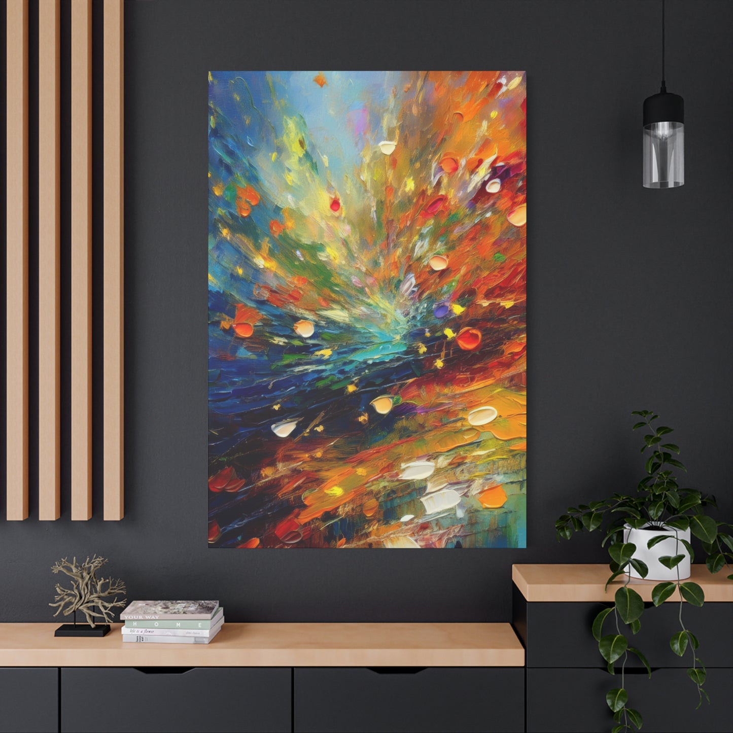 Abstract Oil Painting Print Canvas 20x24,20x30,24x30 24x32,24x36,30x40 32x48,36x48,40x60 Pine-Wood Inner Frame ABS-121