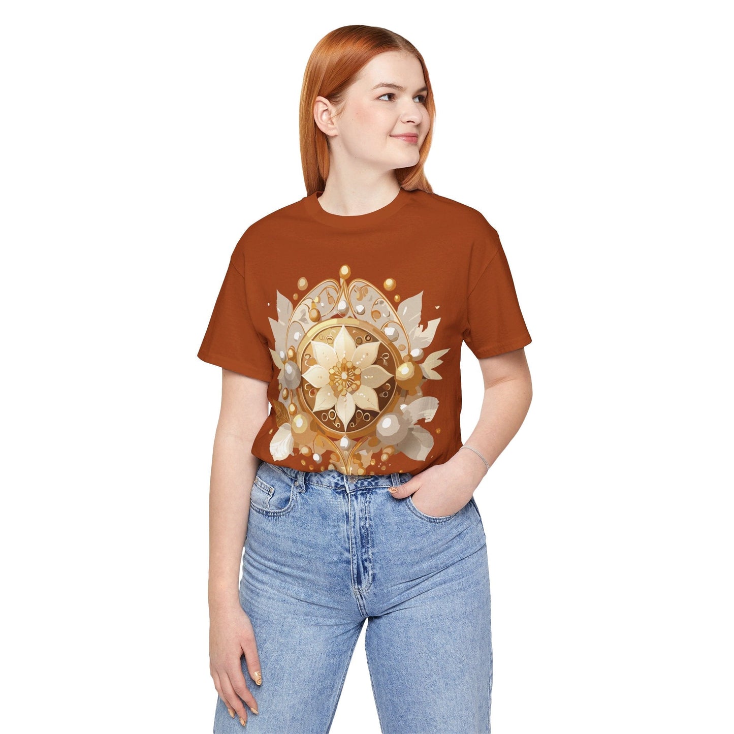 Jewelry Graphic Unisex 100 Cotton Vintage Treasure Art T-Shirt 47