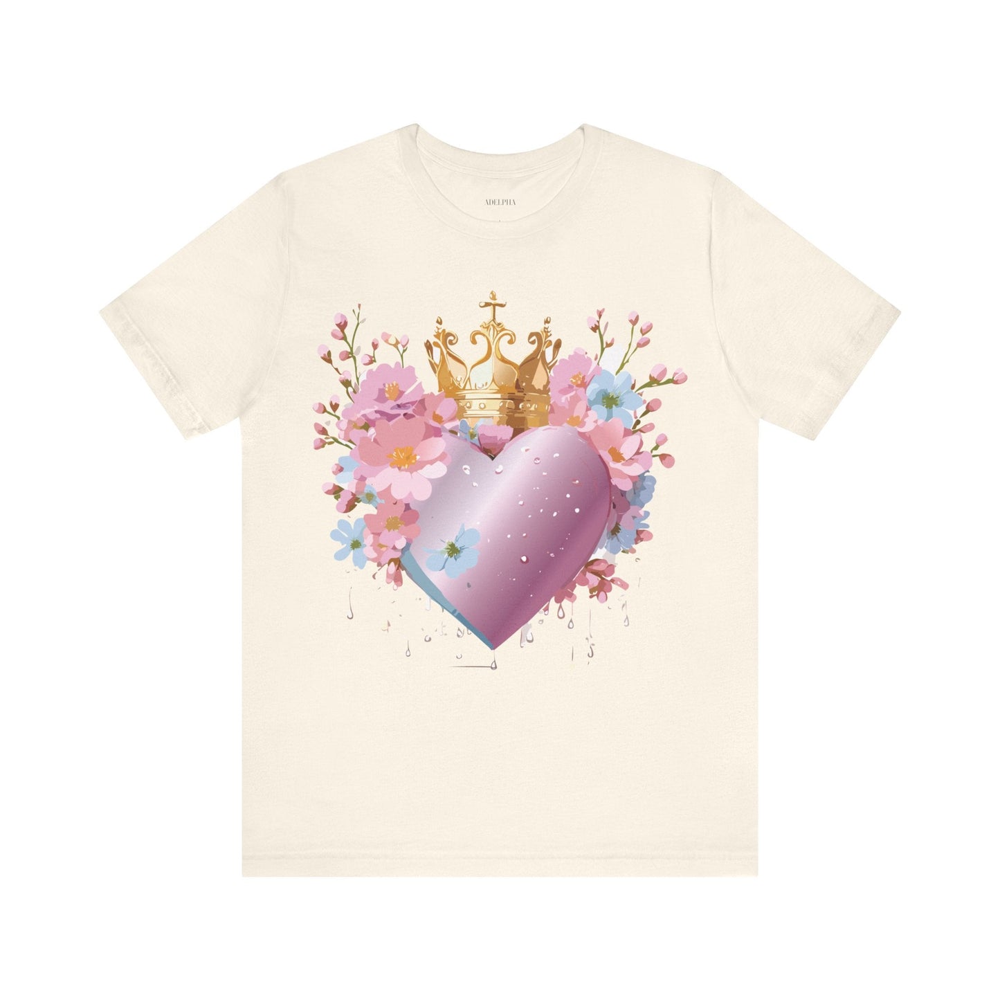 Valentine Graphic Tee Unisex Jersey Short Sleeve By Adelpha Vintage Inspired Artwork