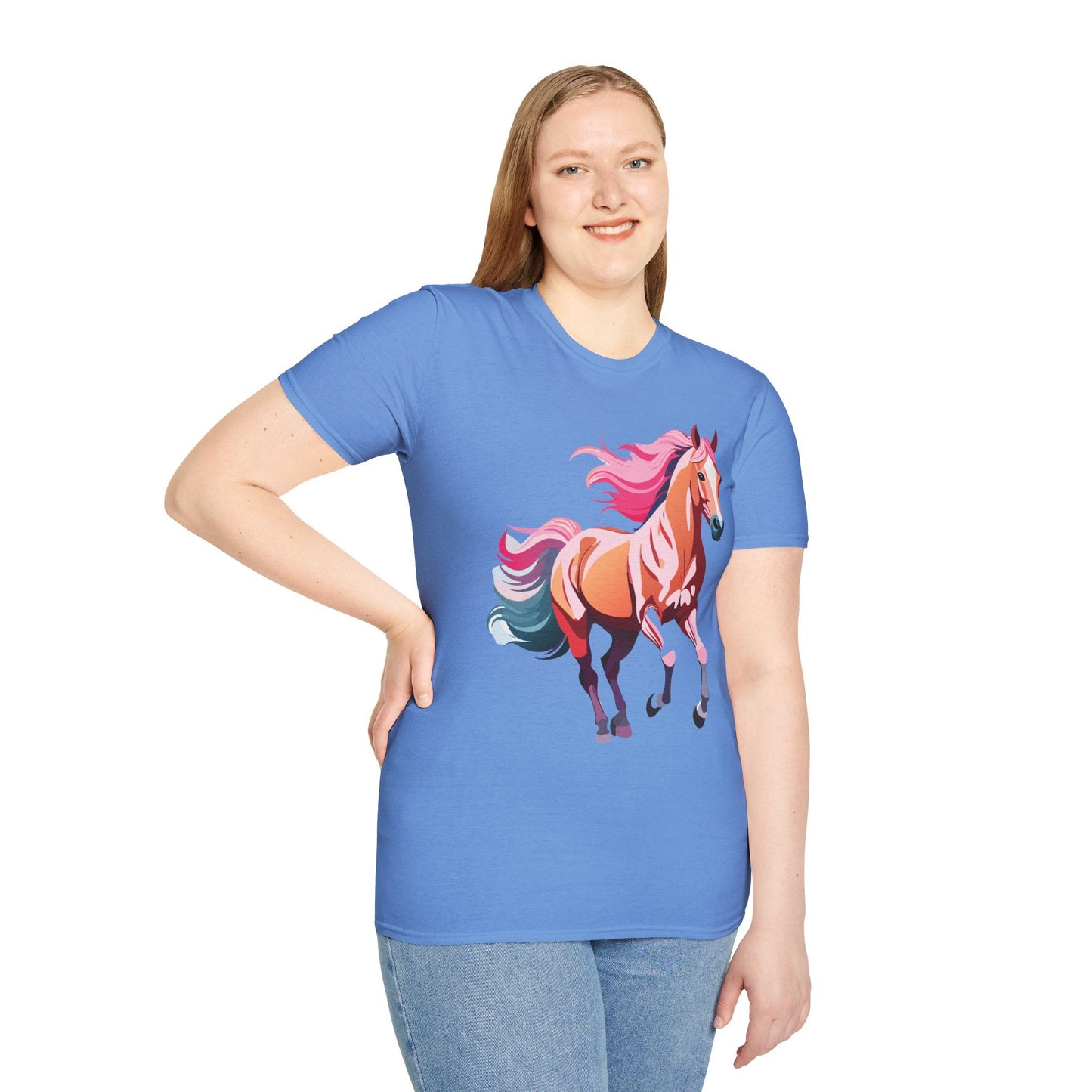 Horse Shirt Gildan Softstyle Tee Unisex 100 Percent Ring Spun Cotton