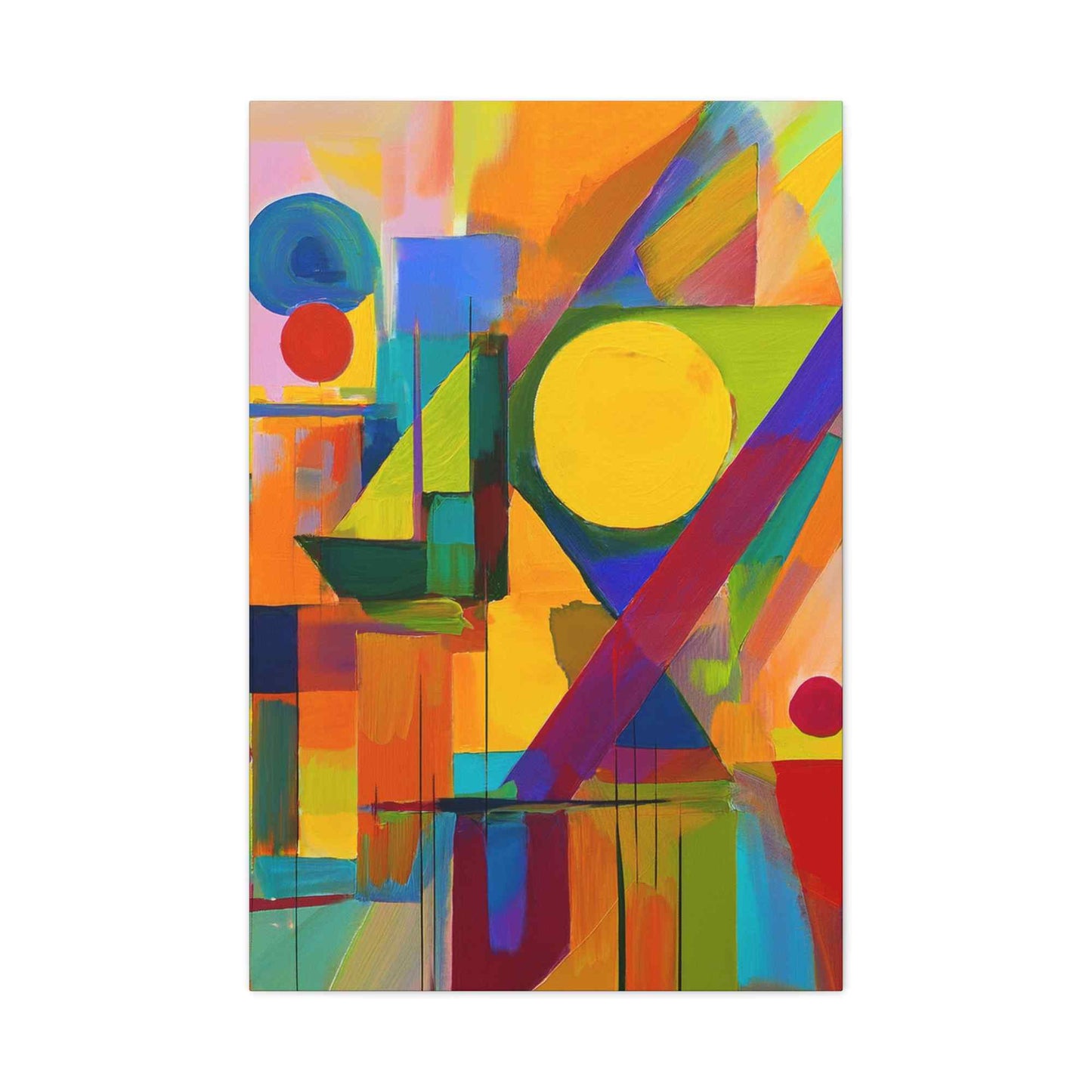 Abstract Painting Print Canvas 20x24,20x30,24x30, 24x32,24x36,30x40, 32x48,36x48,40x60 Pine-Wood Inner Frame ABS-10
