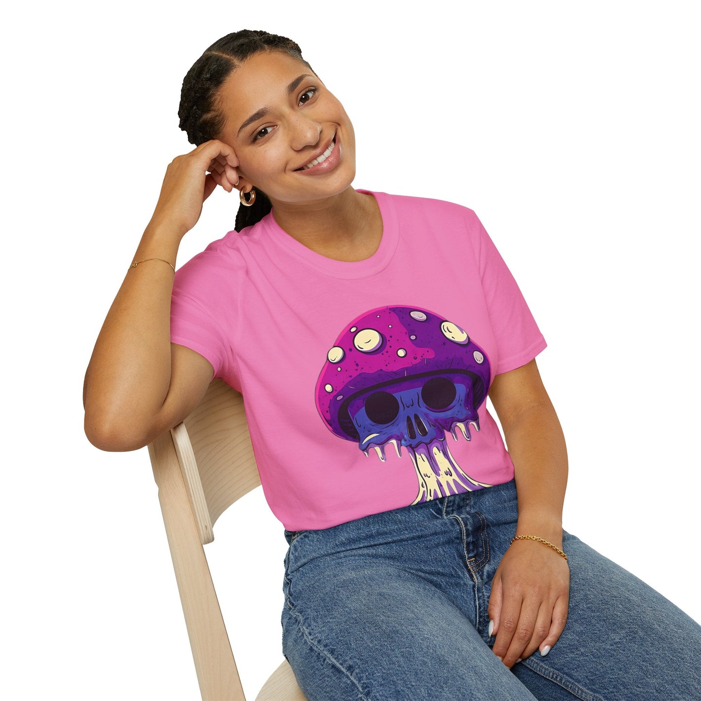 Mashroom Tee Shirt Unisex Funny Mashroom Graphic Softstyle Tee Gildan 64000 Quality Cotton