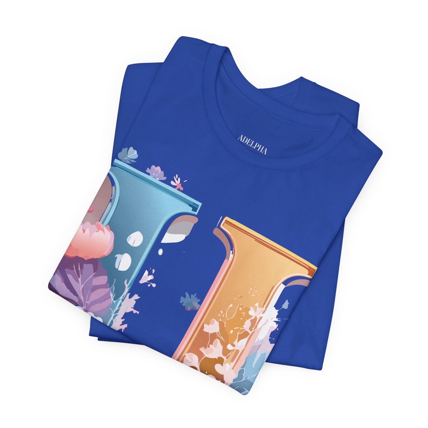 Letter U Graphic Tee Unisex Jersey Short Sleeve Premium Adelpha Art Design Shirt