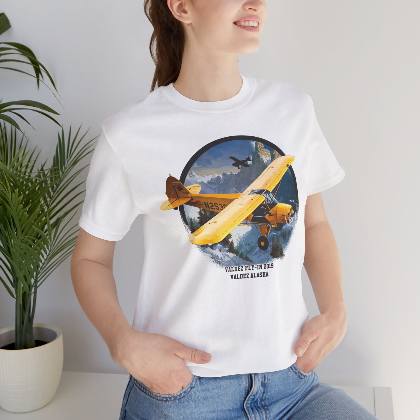 Retro Plane Graphic Design Tee, Plane Shirt, Vintage Tees, Art Design T-Shirt, Graphic Tee, Retro Art Shirts