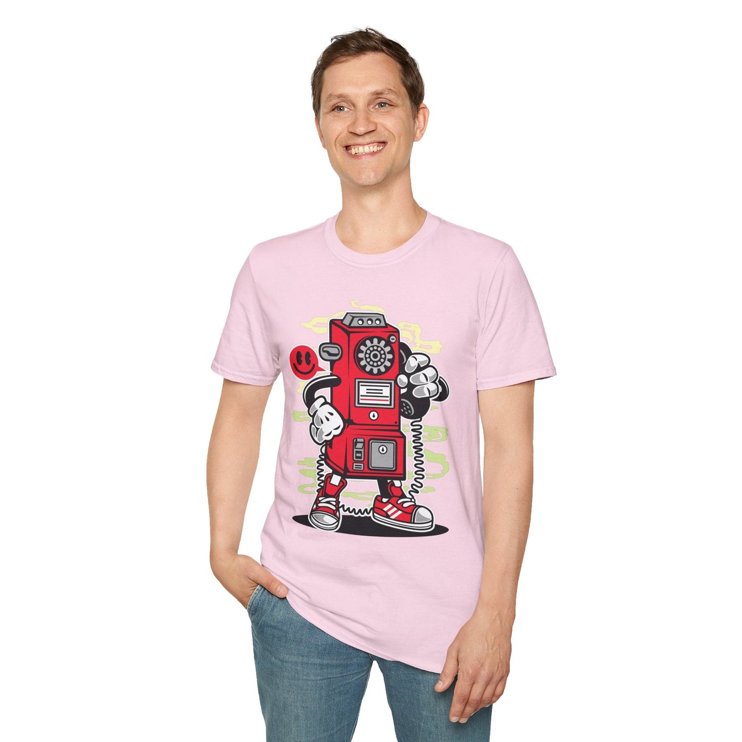 Cartoon T Shirt Animation T Shirt Funny Graphic Tee Softstyle 64000 Unisex Short Sleeve