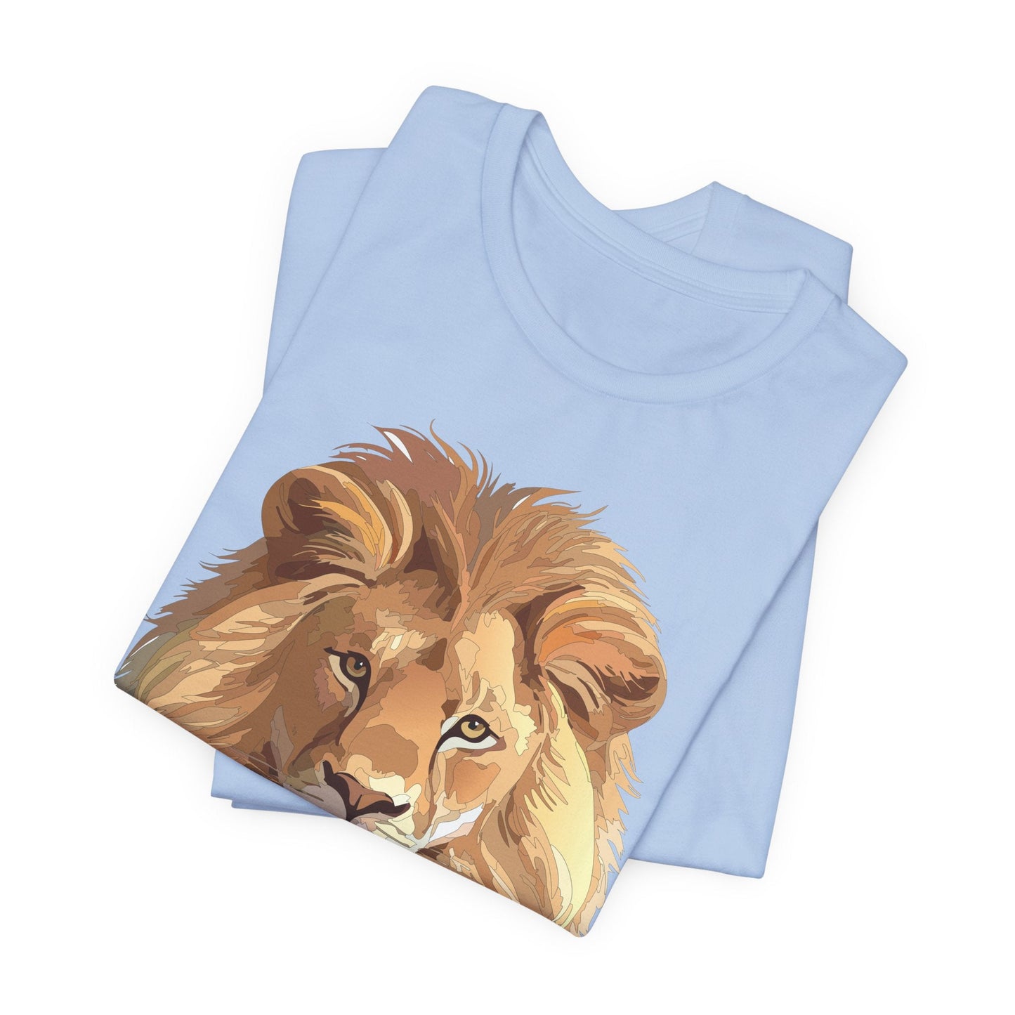 Unisex Animal Art Tee Shirt With Wild Animals Design Gildan 64000 Softstyle Cotton
