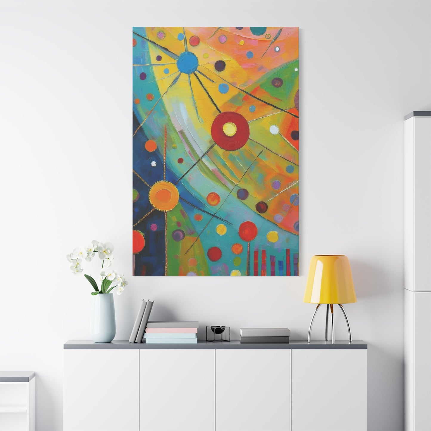 Abstract Oil Painting Print Canvas 20x24,20x30,24x30 24x32,24x36,30x40 32x48,36x48,40x60 Pine-Wood Inner Frame ABS-144