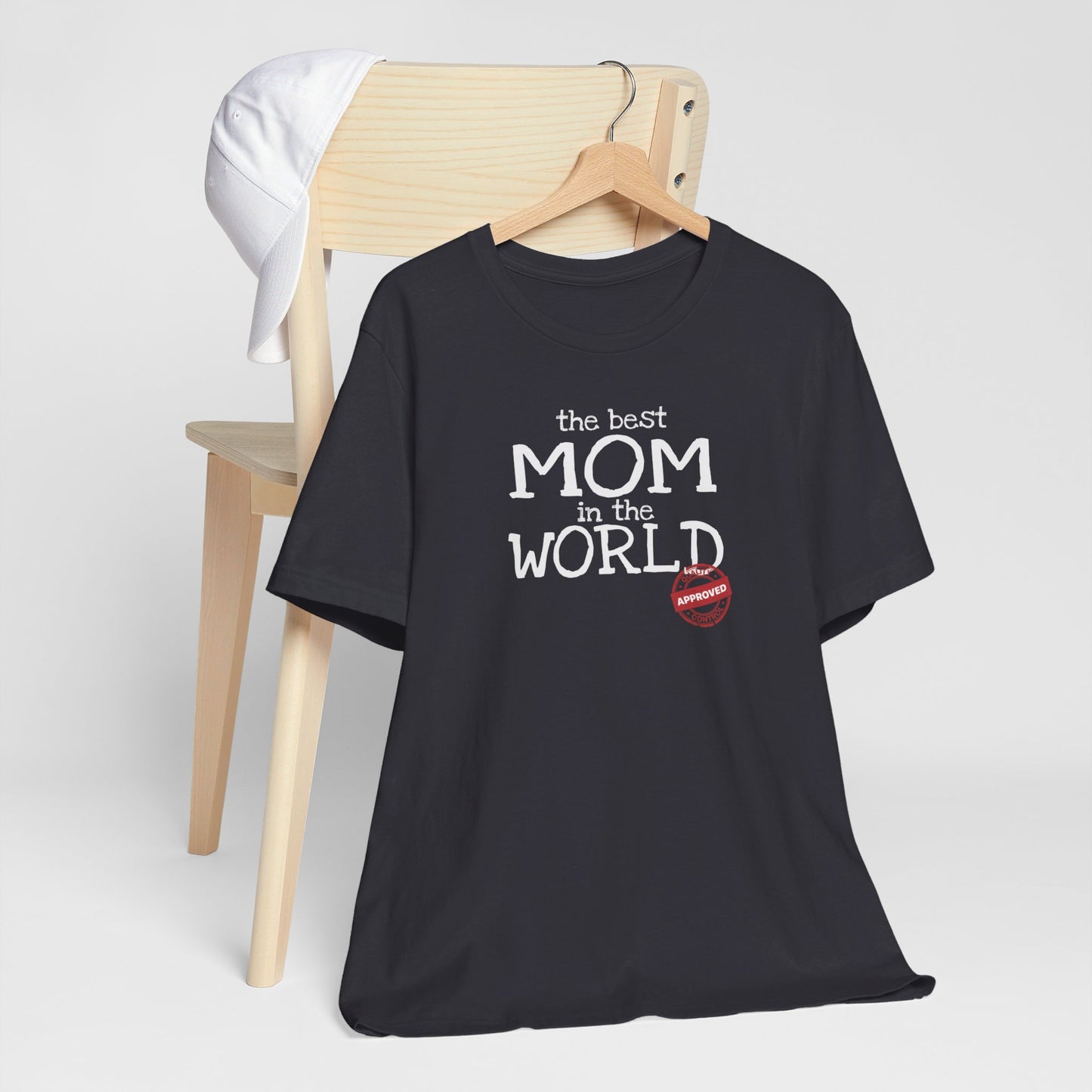 Cotton Tee Shirt with Mom Signature