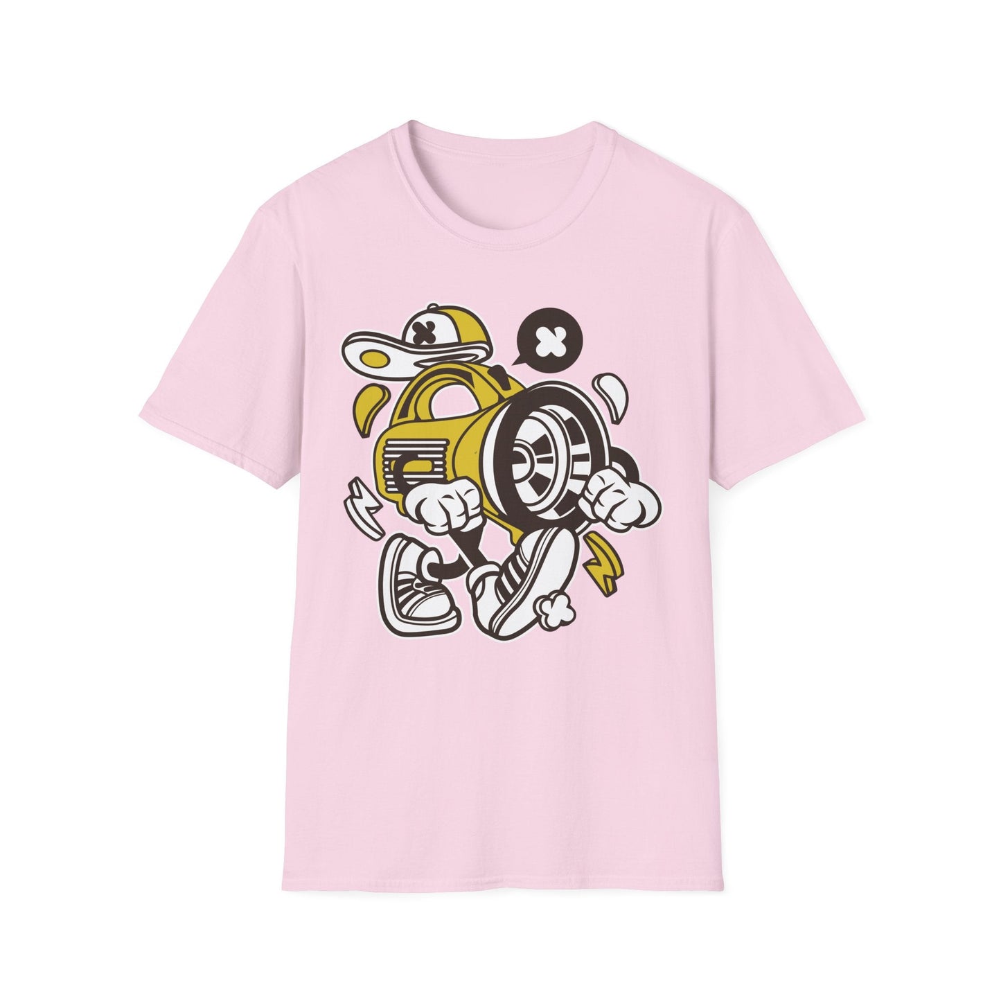 Cartoon T Shirt Animation Tee Funny Tee Unisex Softstyle Cotton Tee Gildan 64000