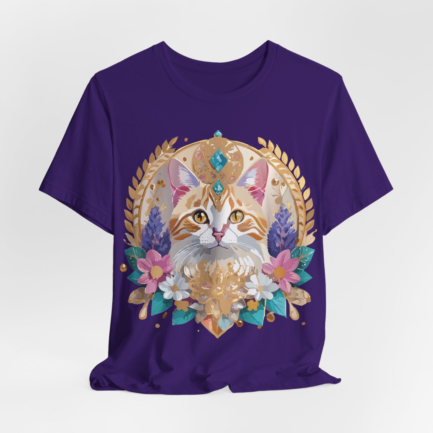 Medallion Graphic Unisex 100 Cotton Vintage Animal Medal Artwork Tee 10