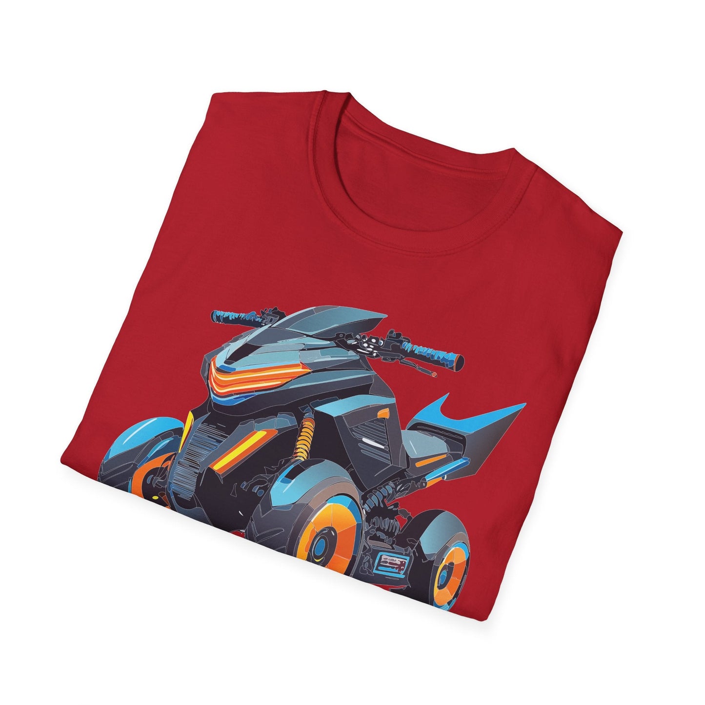 Bike Graphic Unisex Cotton Motorcycle Art Design Tee 7