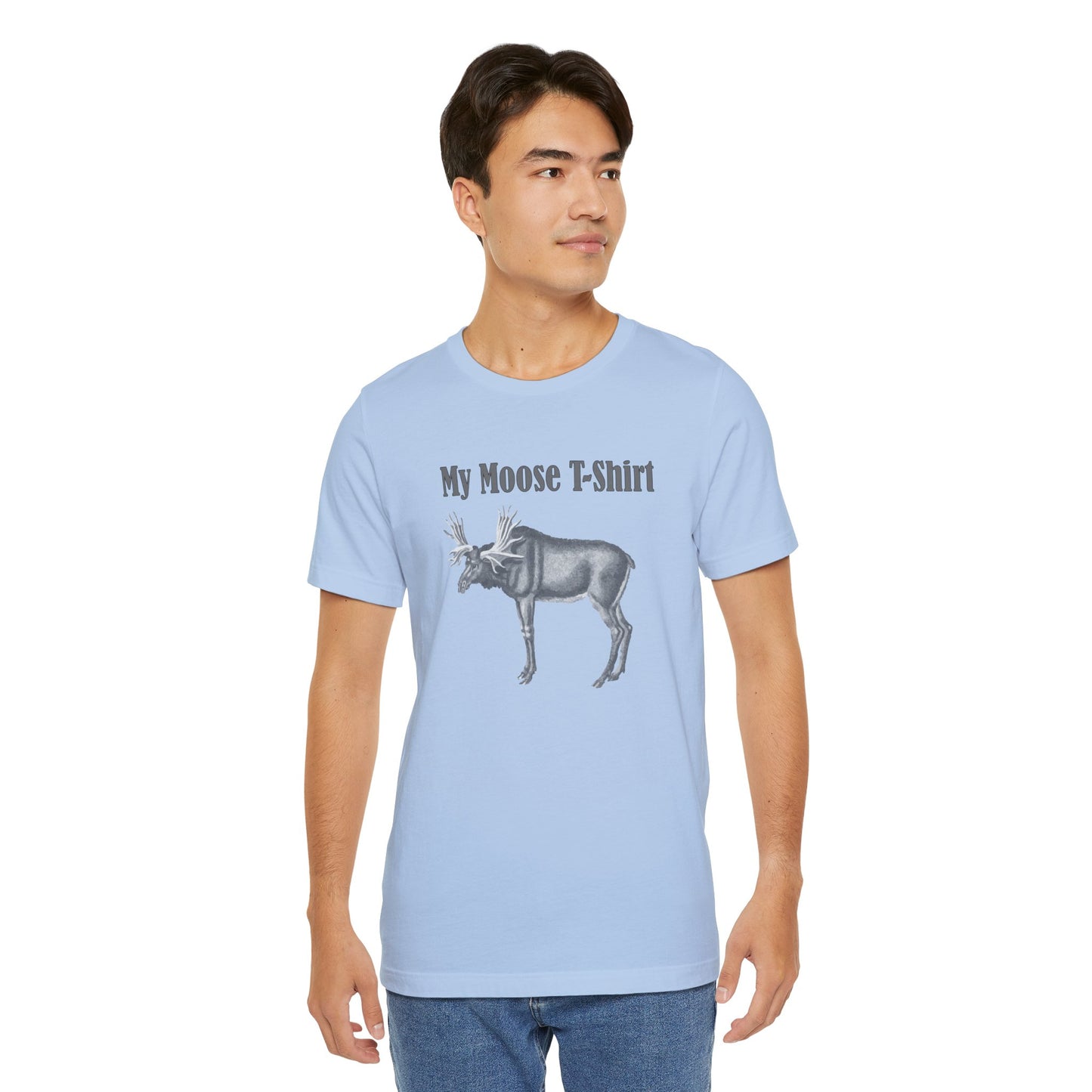 Unisex Cotton Tee Shirt with animals Print