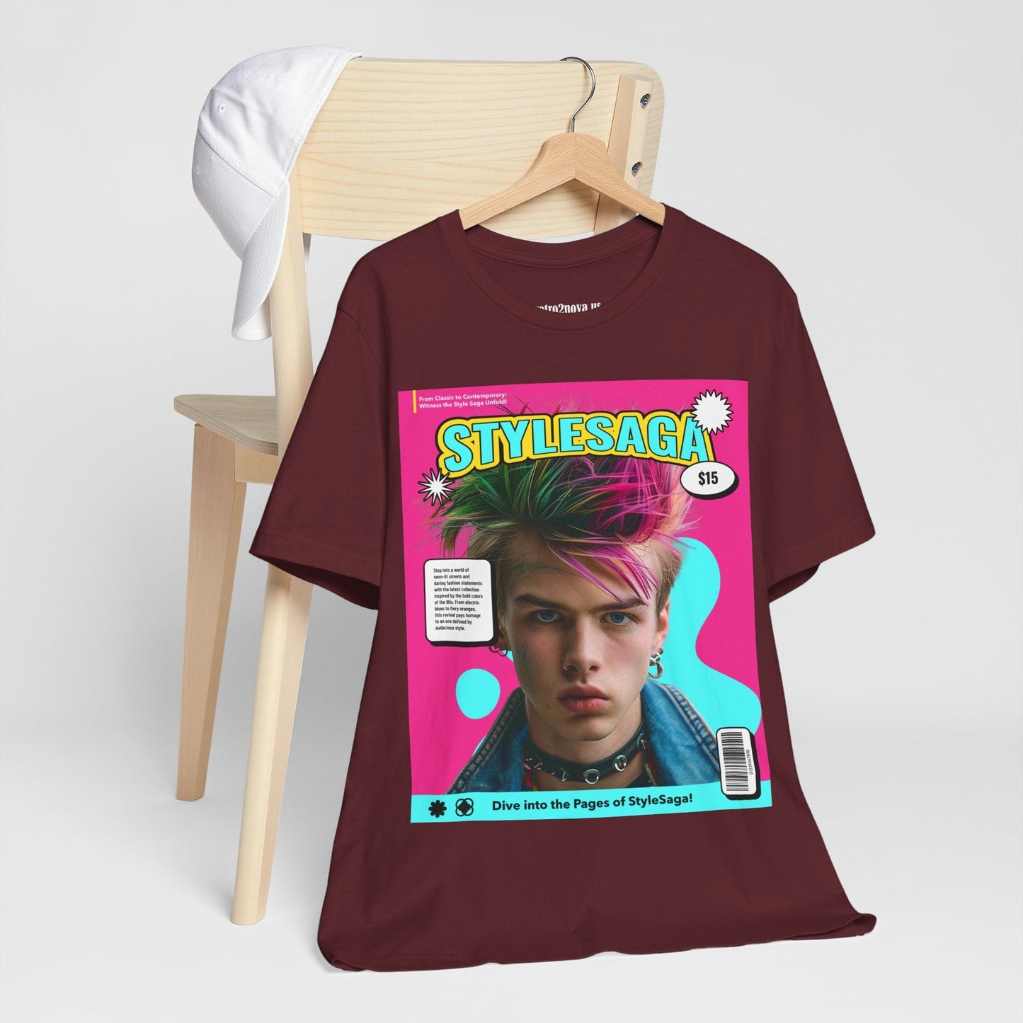 Magazine Cover Shirt Unisex Jersey Short Sleeve Tee Lightweight 4.2 Oz