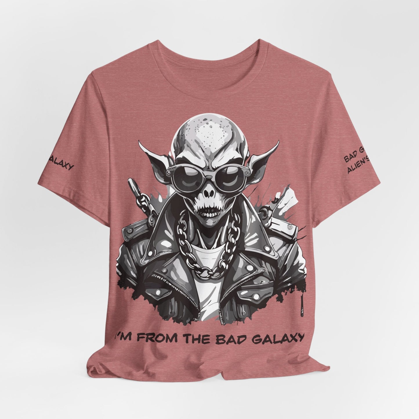 Alien Tee Shirt From Bad Galaxy Made To Order 100 Percent Cotton Eco Friendly Inks Free Shipping