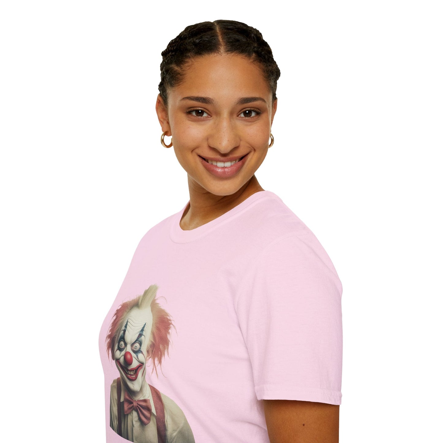 Clown Shirt Circus Tee Gildan Softstyle 64000 One Hundred Percent Ring Spun Cotton Lightweight