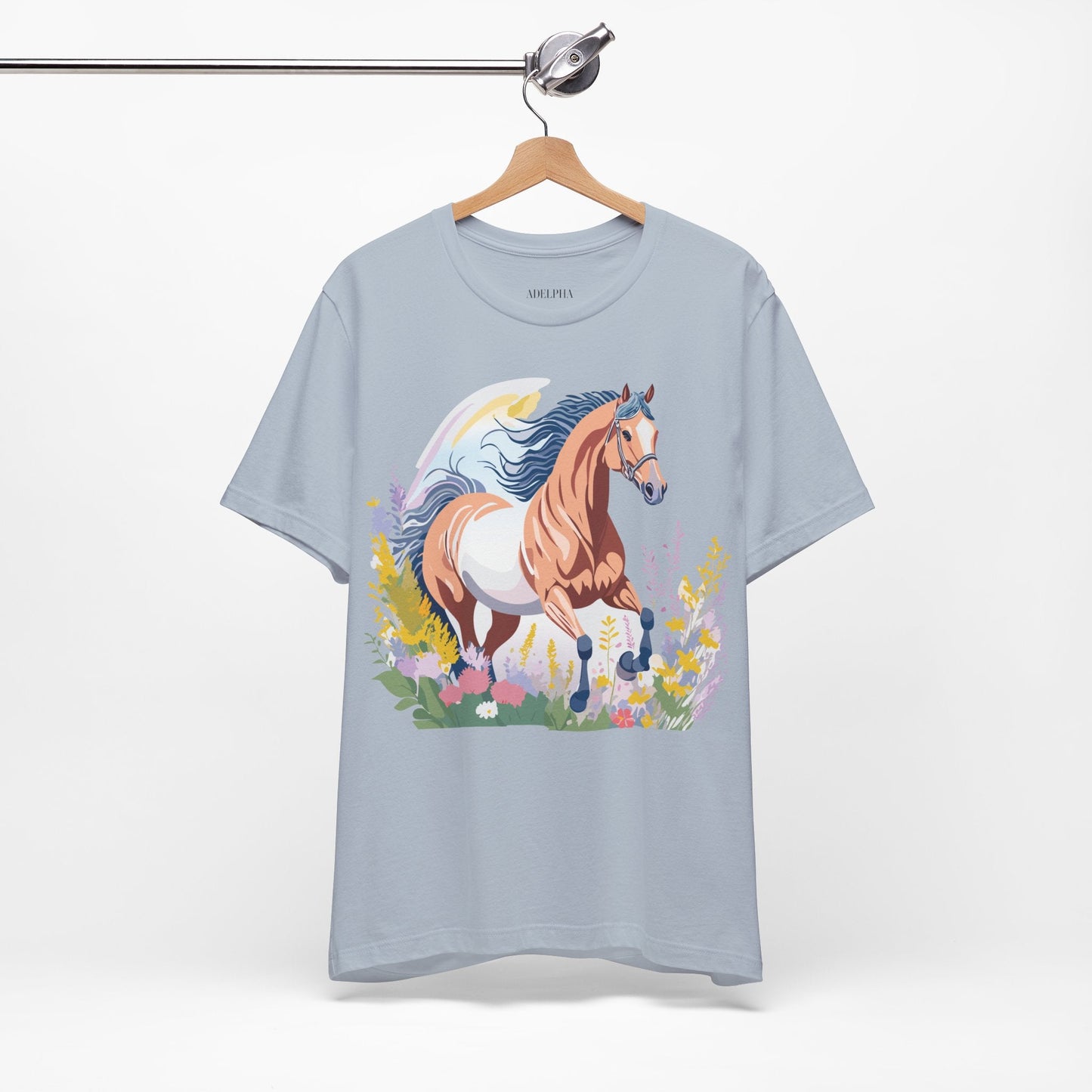 Horse Graphic Unisex 100 Cotton Vintage Animal Art T-Shirt 5