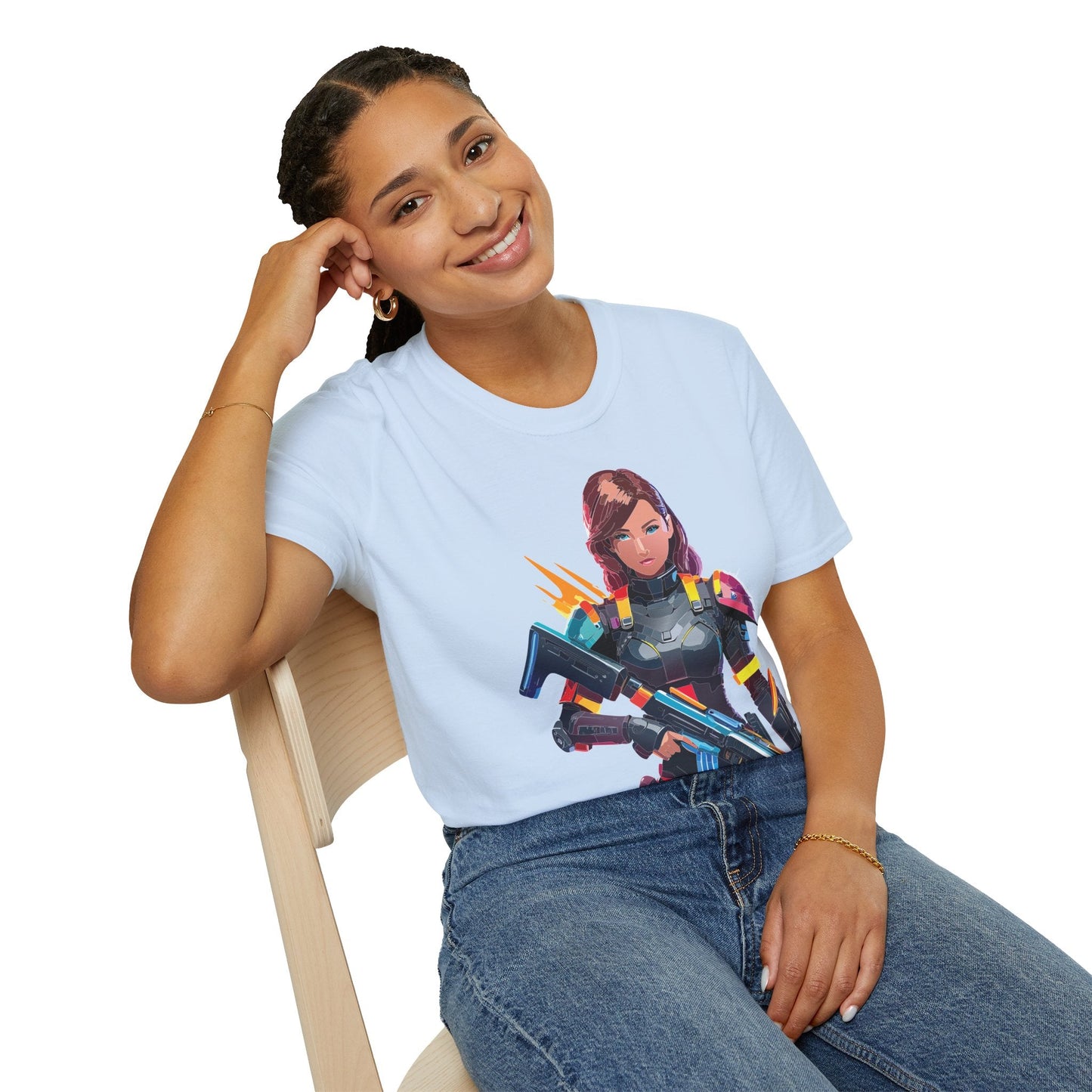 Robocop T Shirt Unisex Gildan Softstyle 64000 100 Percent Ring Spun Cotton Tee Casual Wear