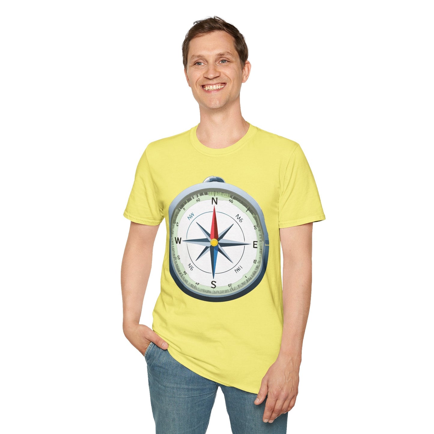 Compass Navigator Graphic Tee Unisex 100 Cotton 3