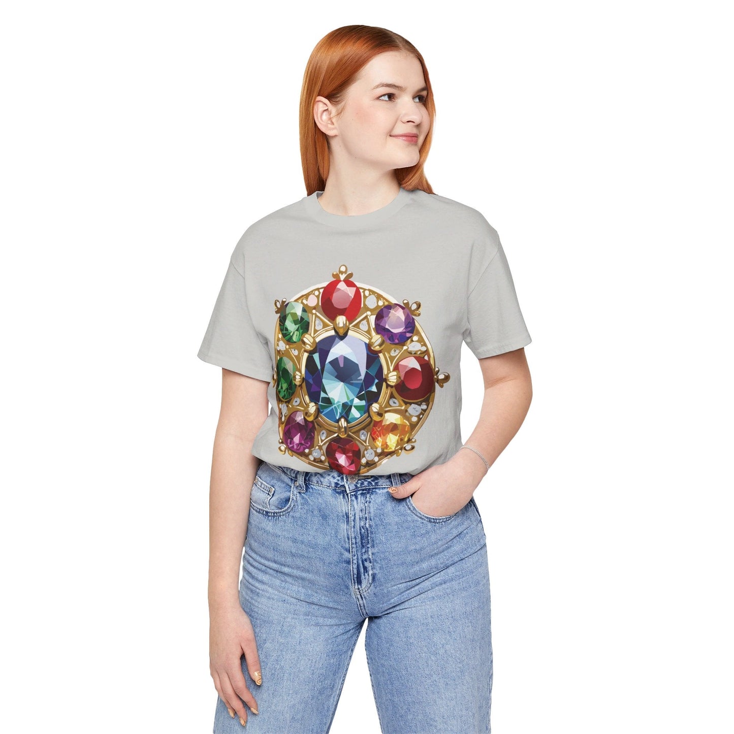 Jewelry Graphic Unisex 100 Cotton Vintage Treasure Art T-Shirt 40