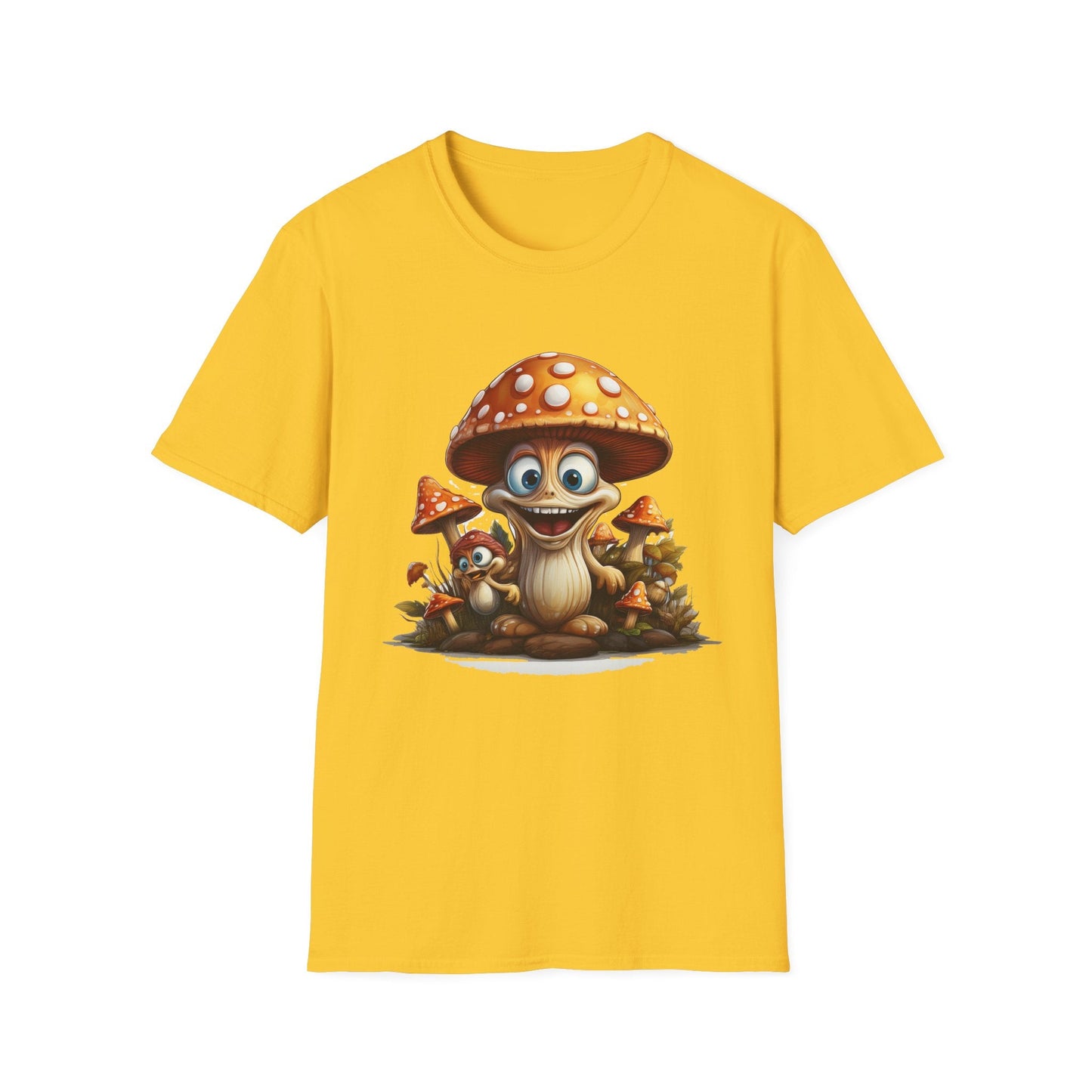 Mashroom Tee Shirt Unisex Softstyle 64000 Comfortable Mushroom Shirt With Funny Fungus Design