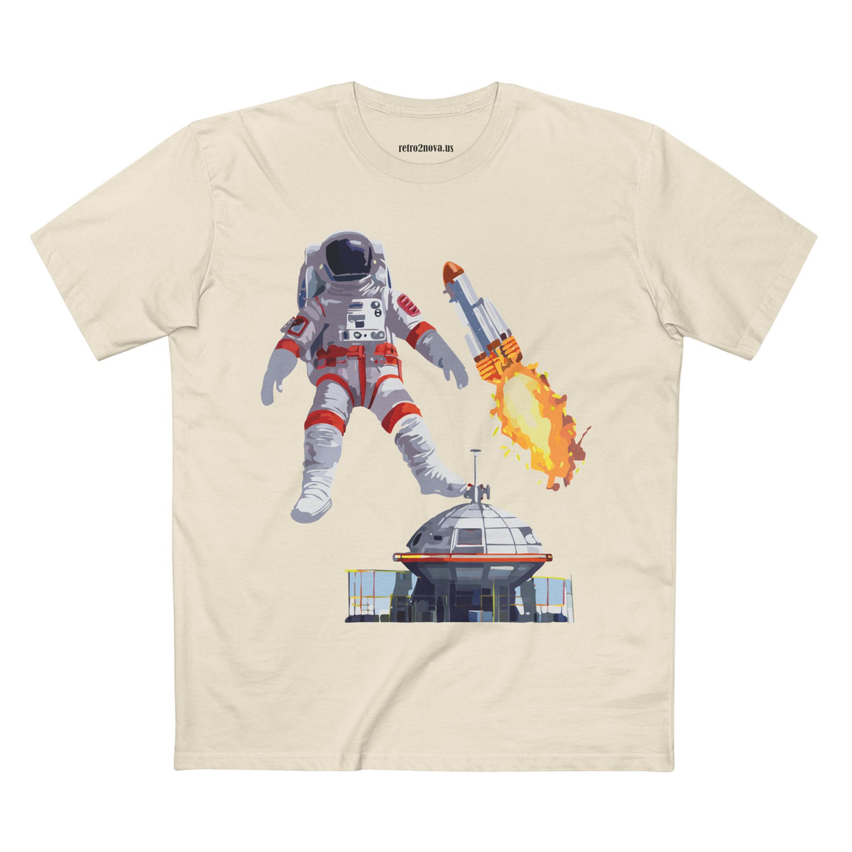Cosmos Astronaut Graphic Tee Staple Unisex 100 Cotton Tee Shirt - CS-41