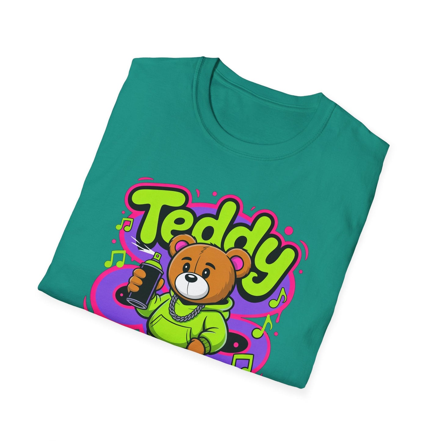 Cartoon T Shirt With Animation Funny Animals Tee Unisex Softstyle Gildan 64000 Cotton