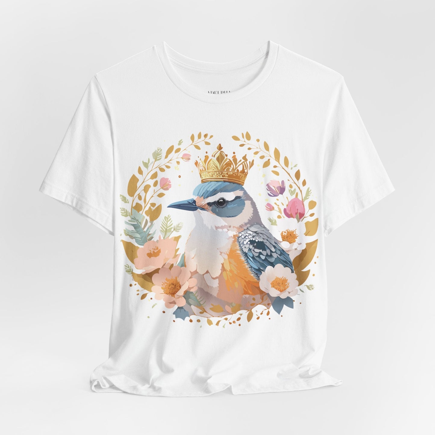Medallion Graphic Unisex 100 Cotton Vintage Animal Medal Artwork Tee 33