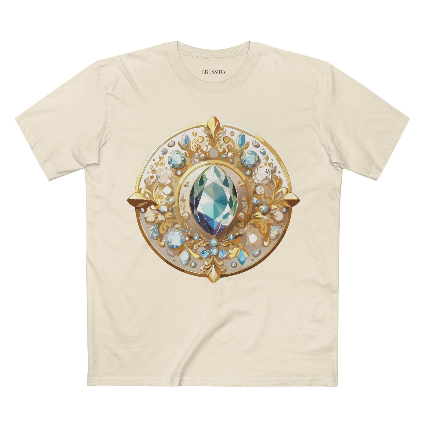 Medallion Graphic T-Shirt Unisex 100 Cotton With Gold Art Design Medal Tee 21