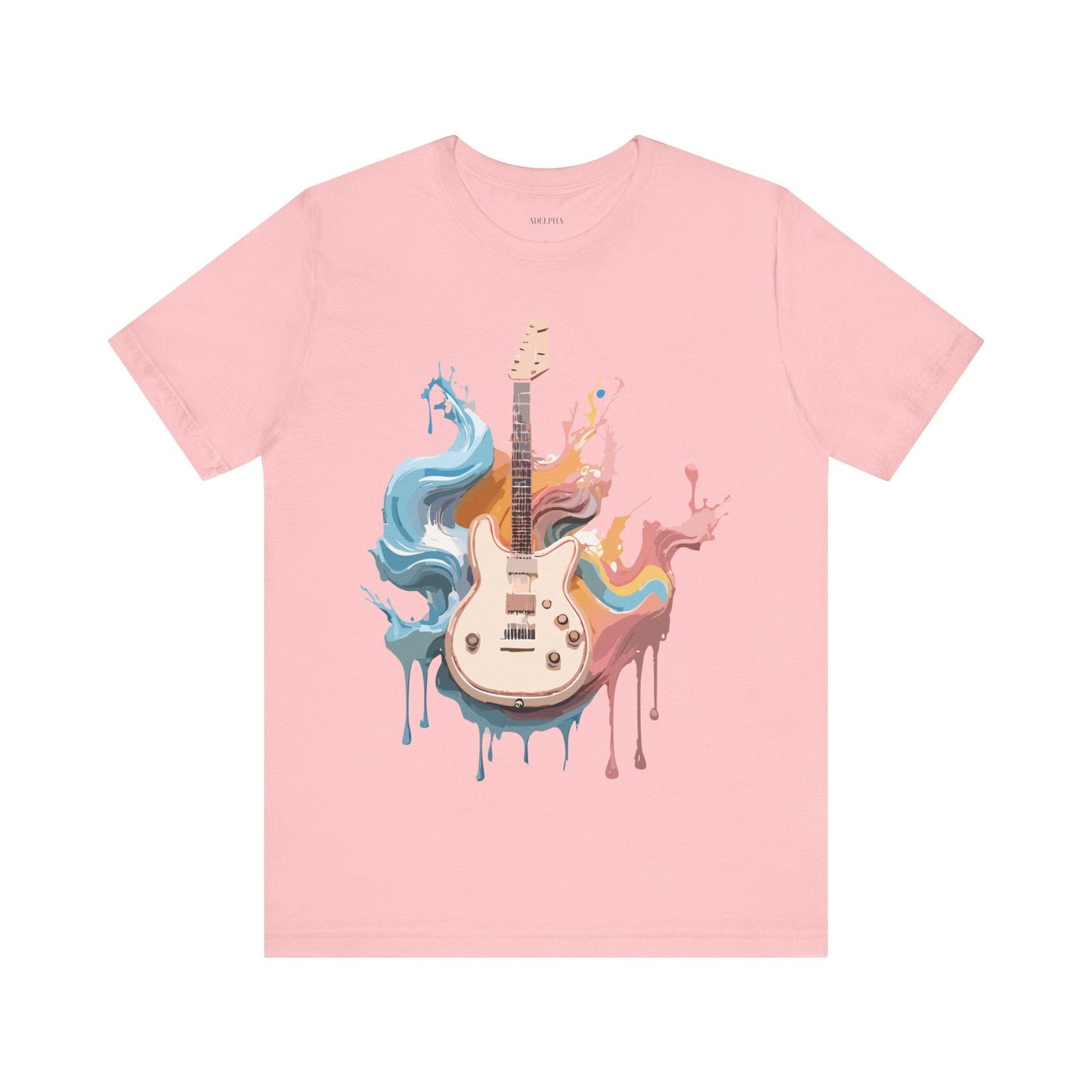 Music T Shirt Unisex Graphic Tee Featuring Original Adelpha Artwork Vintage Inspired Design