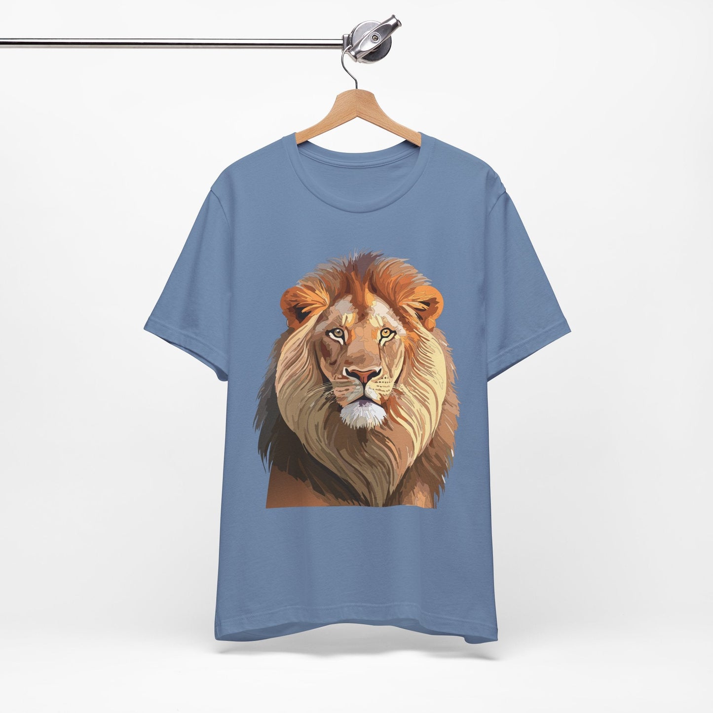 Unisex Animal Graphic Tee Shirt With Wild Animals Art Design For Everyday Wear Casual