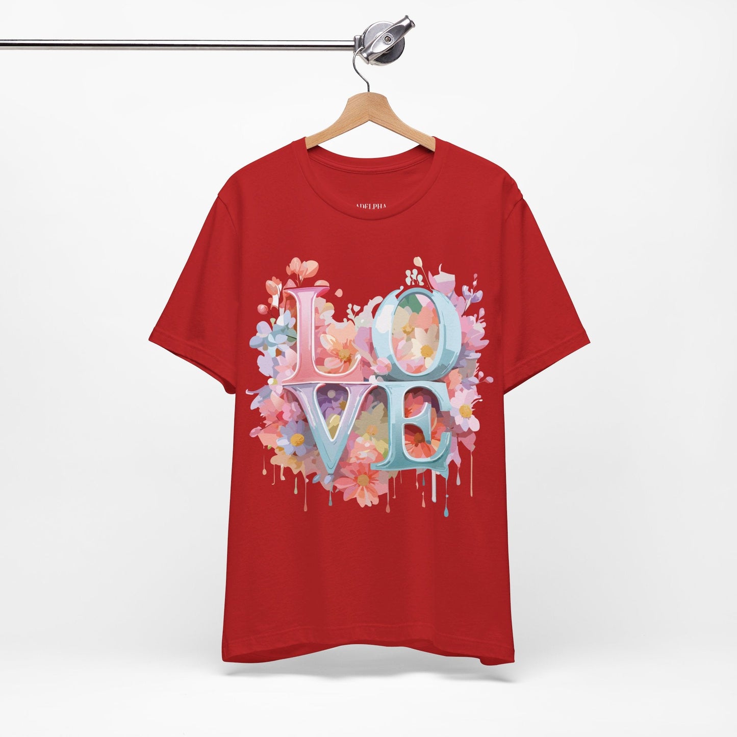 Valentine Graphic Tee Unisex Jersey Short Sleeve With Vintage Artwork By Adelpha