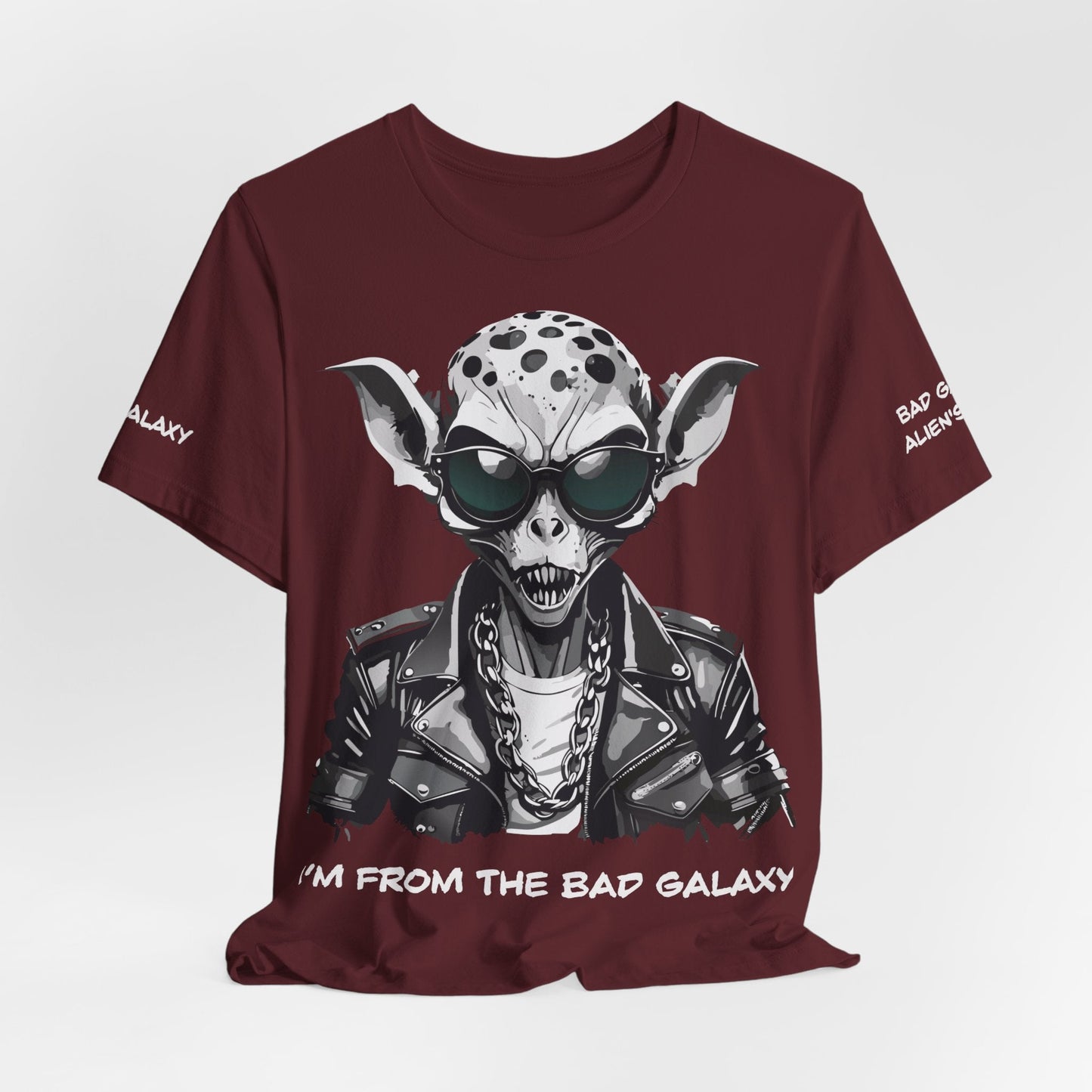 Alien Tee Shirt From Bad Galaxy Made To Order Lightweight 100 Cotton Tee With Eco Inks Free Shipping