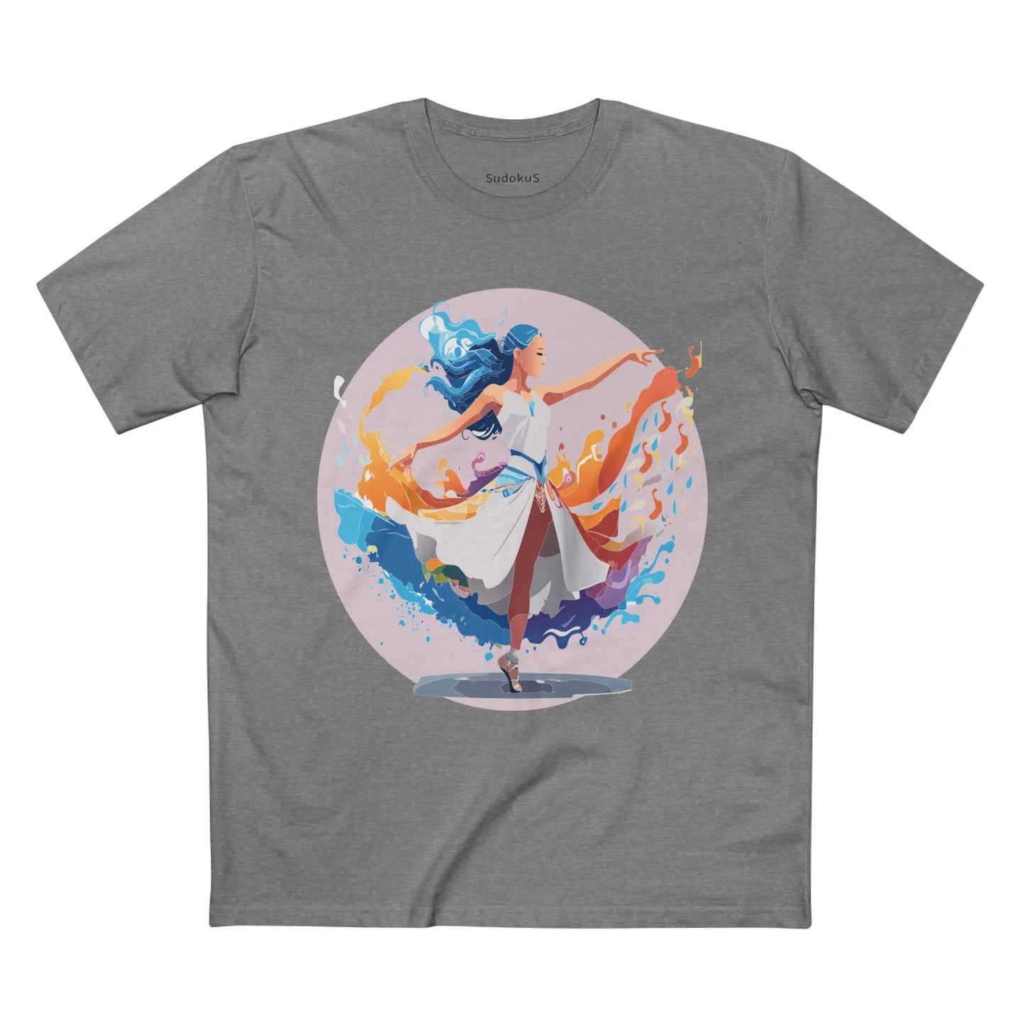 Dancer Graphic Unisex 100 Cotton Staple Tee 11