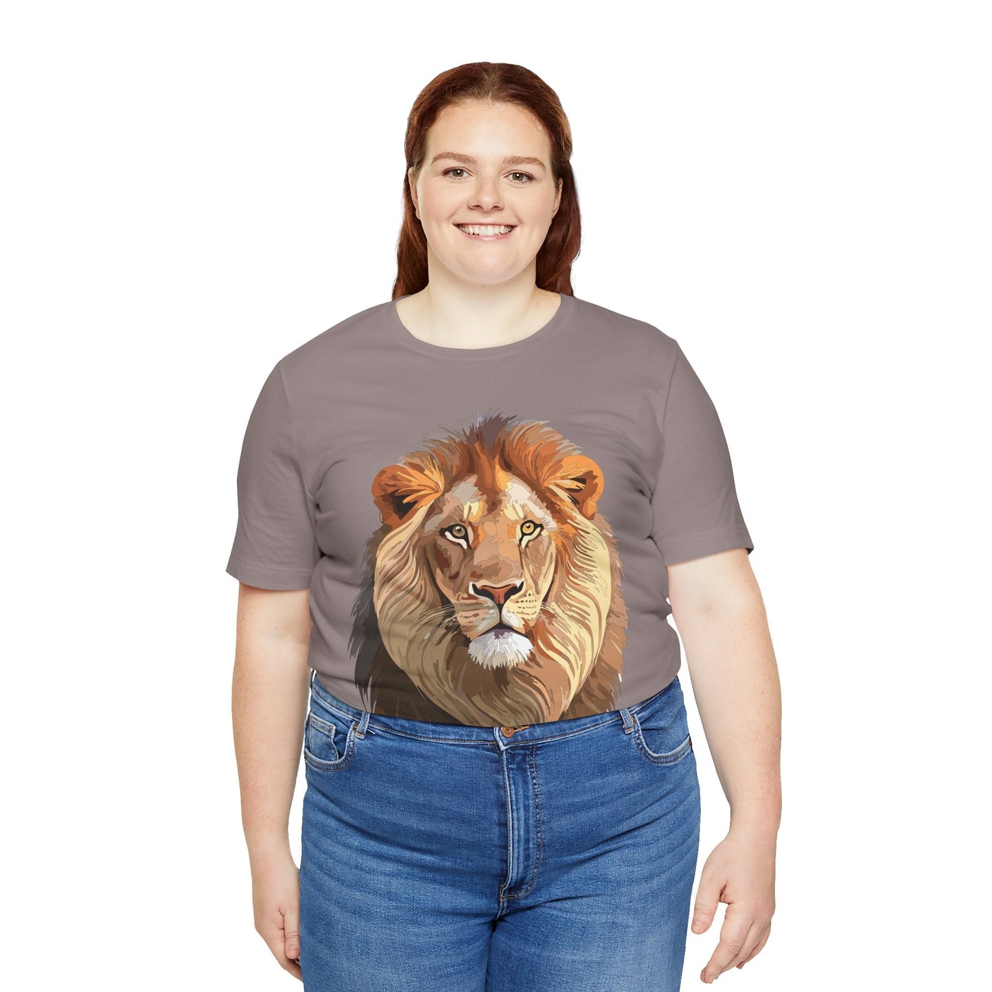 Unisex Animal Graphic Tee Shirt With Wild Animals Art Design For Everyday Wear Casual