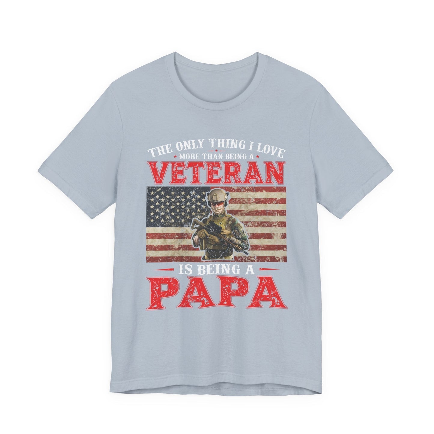 Army Veteran Patriotic Graphic Design Unisex Cotton T-Shirt v30