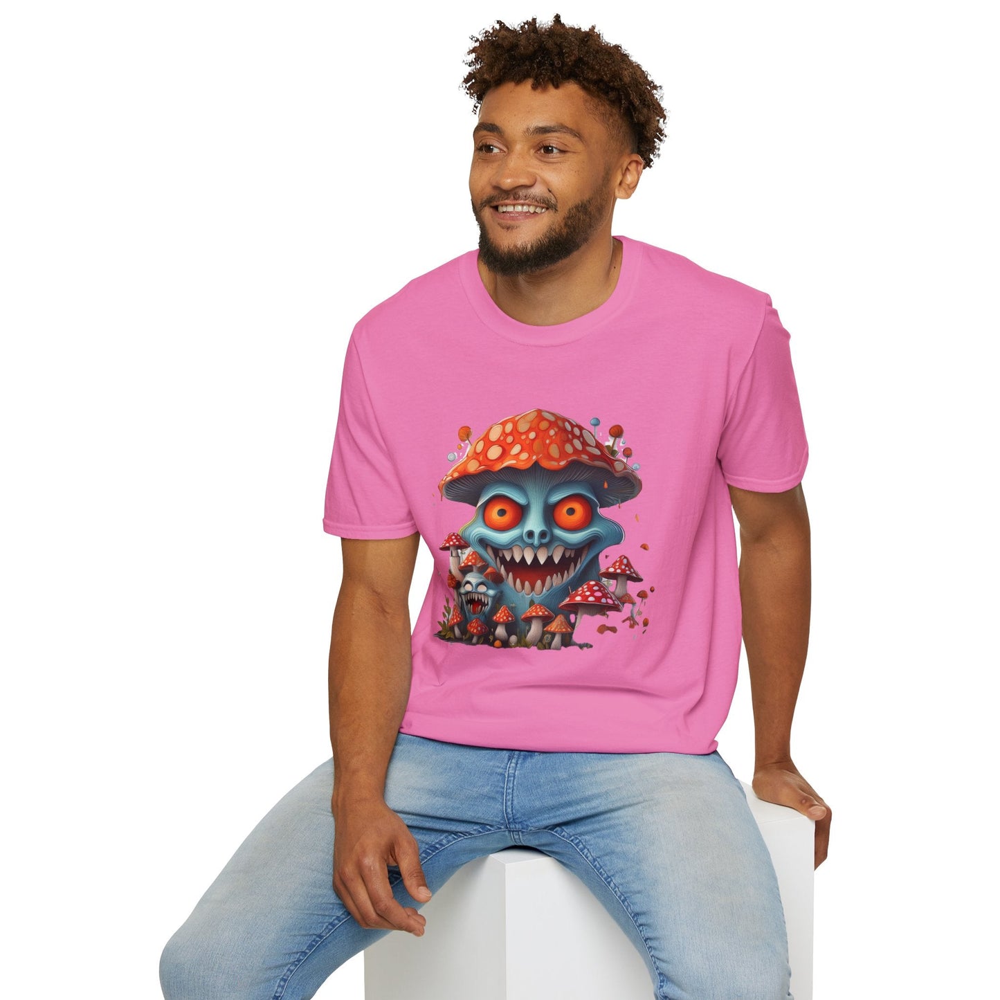 Mashroom Tee Shirt Unisex Softstyle Gildan 64000 Short Sleeve Tee With Funny Mashroom Fungus