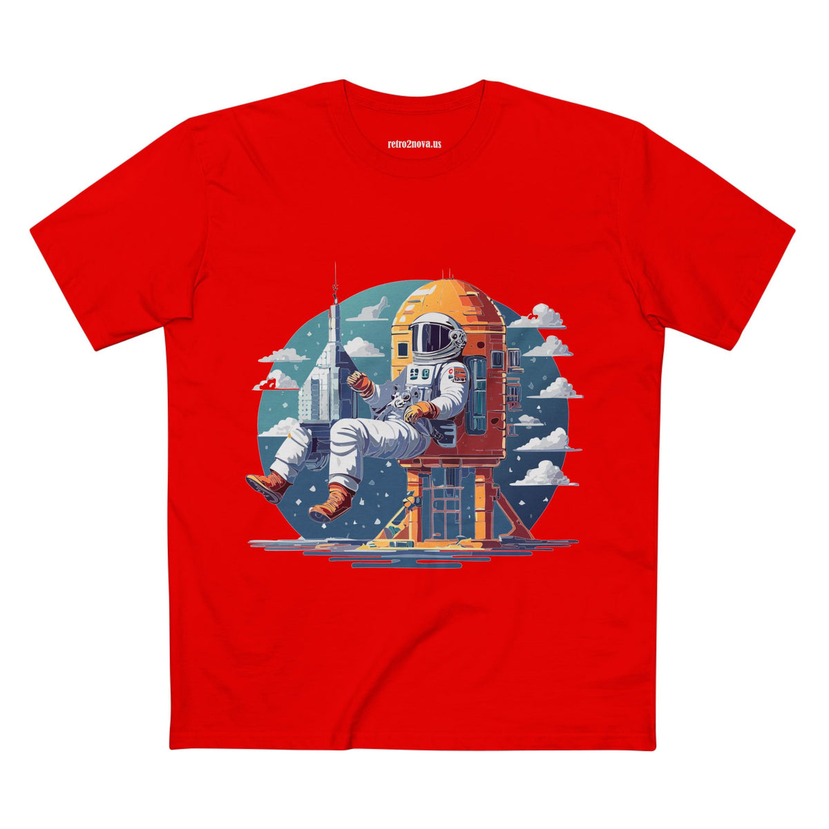 Cosmos Astronaut Graphic Tee Staple Unisex 100 Cotton Tee Shirt - CS-43