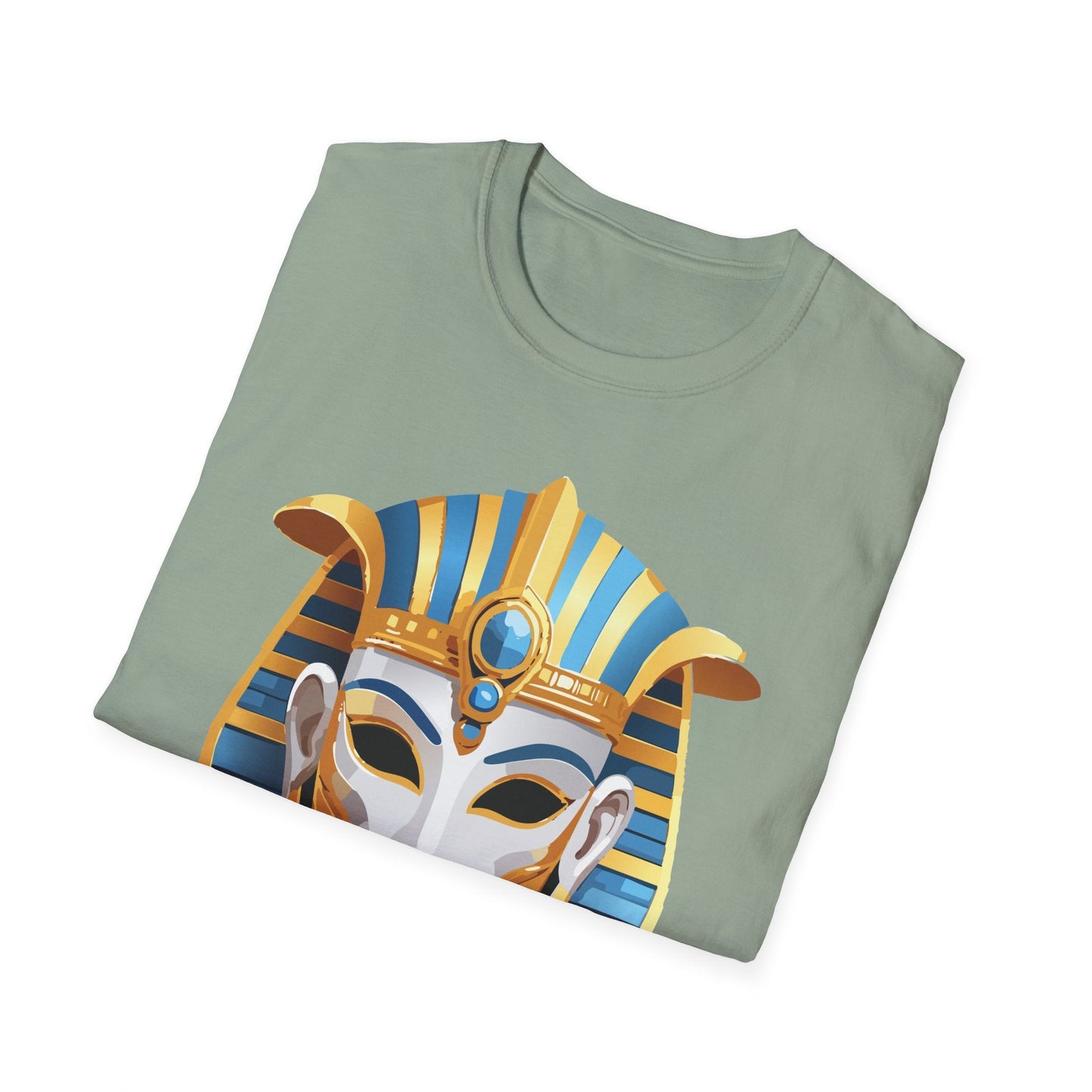 Mask Tee Shirt Unisex Gildan Softstyle 64000 Cotton Tee With Masquerade Design Artwork