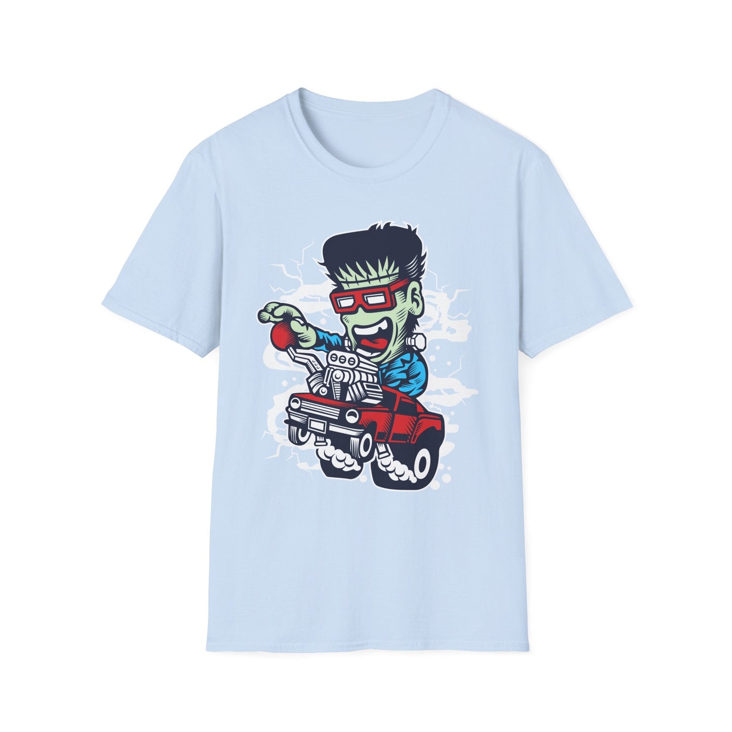 Cartoon T Shirt Animation Tee Funny Unisex Softstyle Gildan 64000 100 Percent Cotton