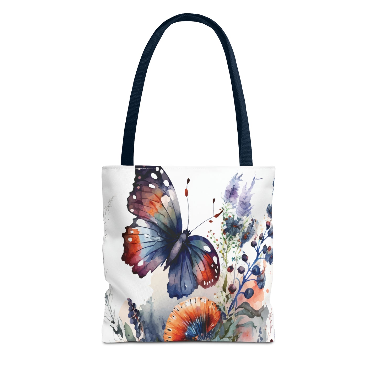 Canvas Bag with Butterfly Prints