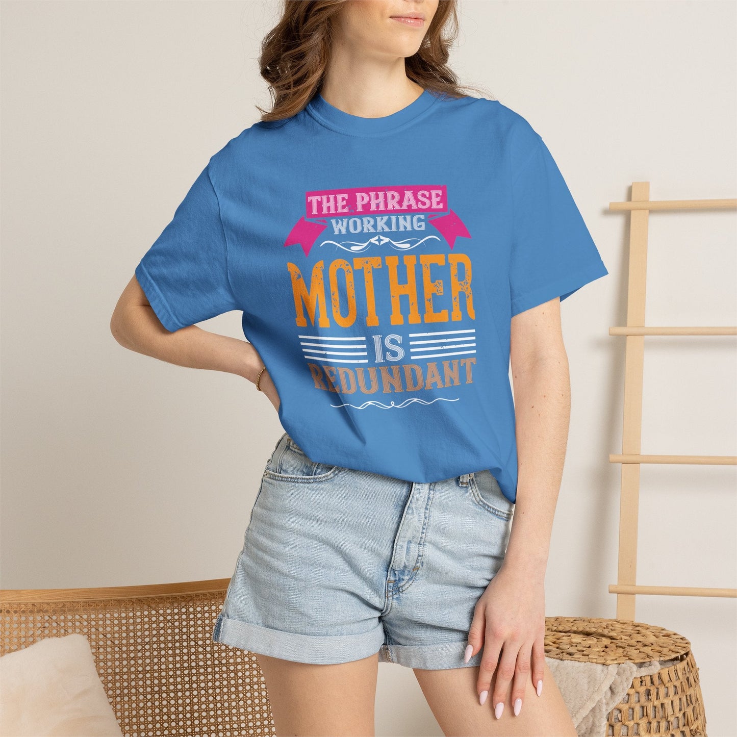 Mom T-shirt Mother Day Mama Tee Unisex Comfort Colors Garment-Dyed Cotton h94