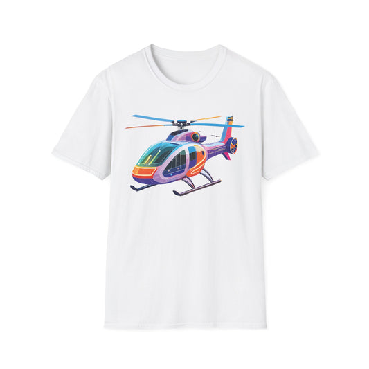 Chopper Helicopter Graphic Tee Gildan Unisex 100 Cotton Tee Shirt c03